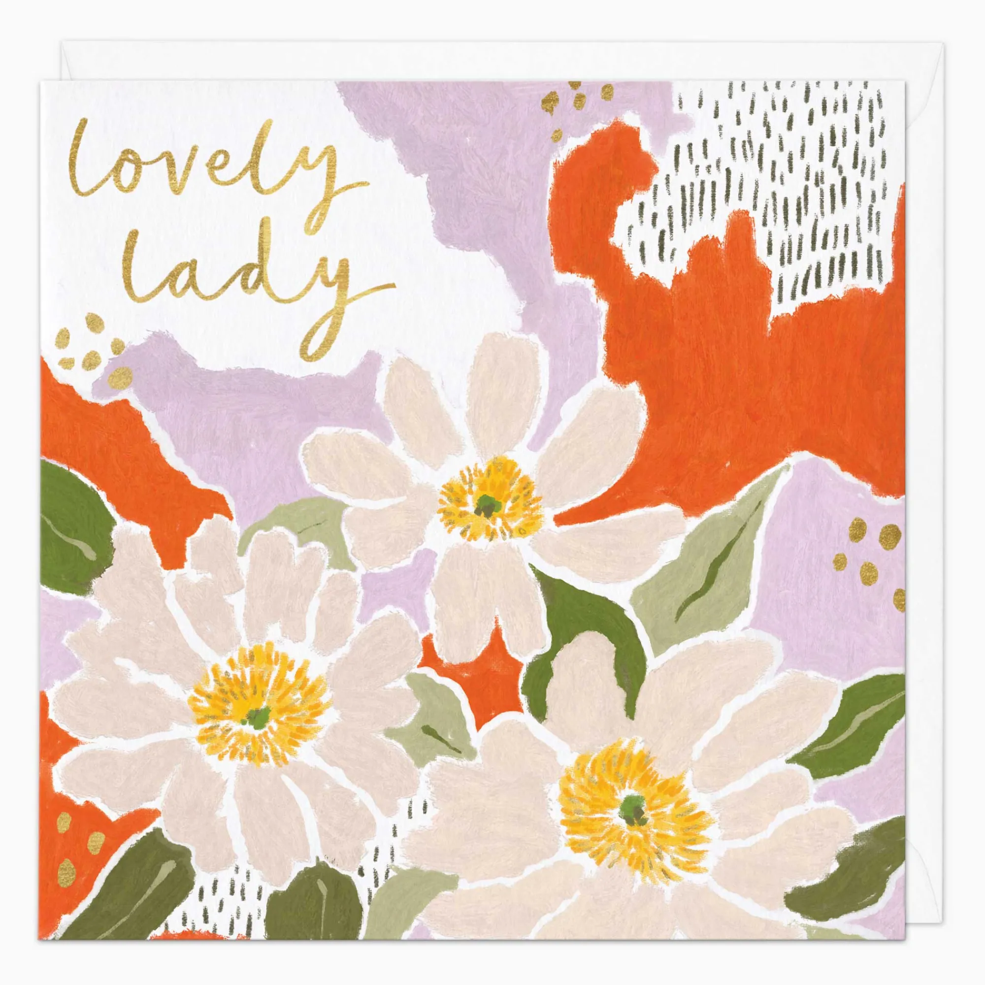 Thinking Of You|Just To Say*Whistlefish Spring Zest Lovely Lady Card