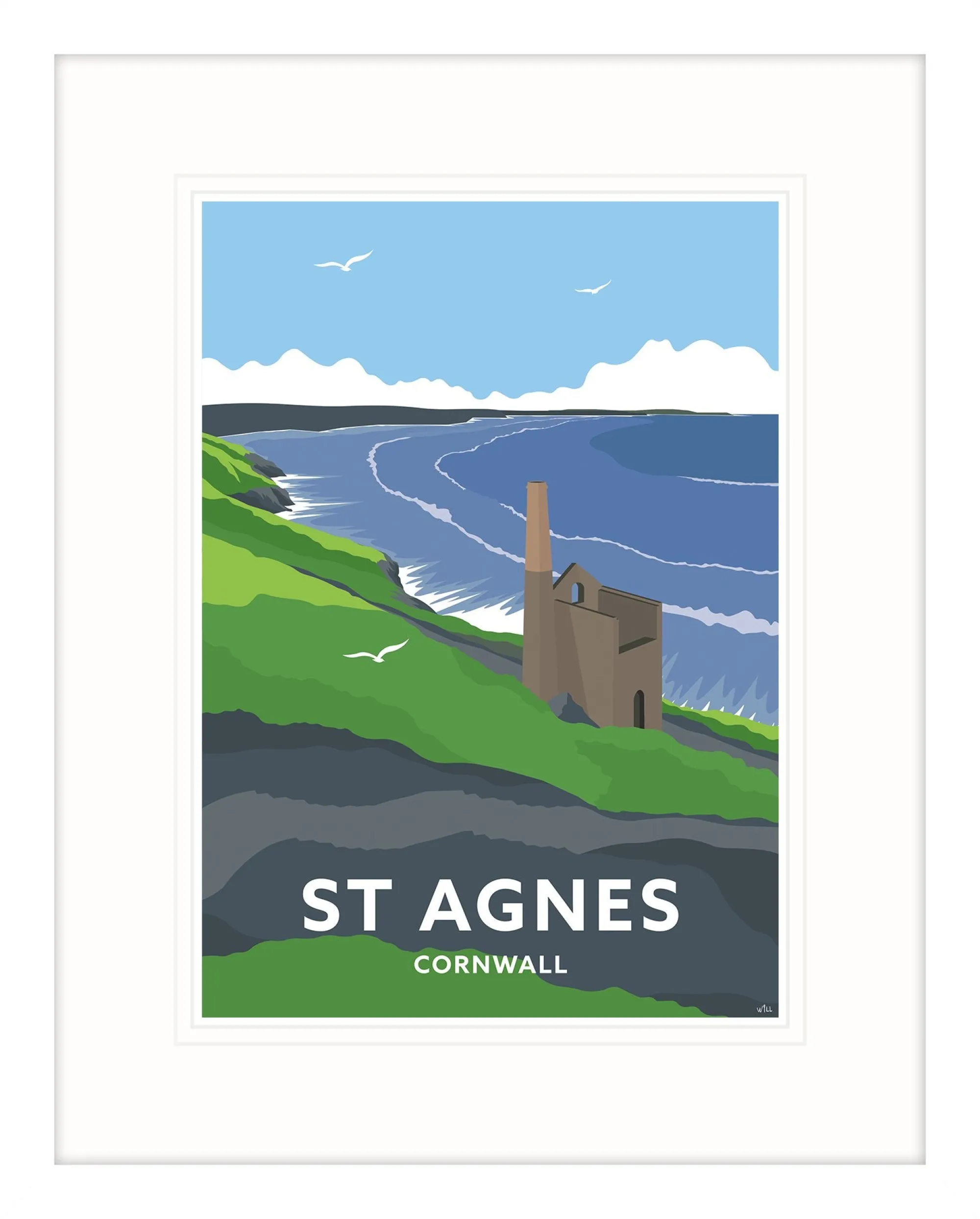 Travel|Framed Prints*Whistlefish St Agnes Framed Print