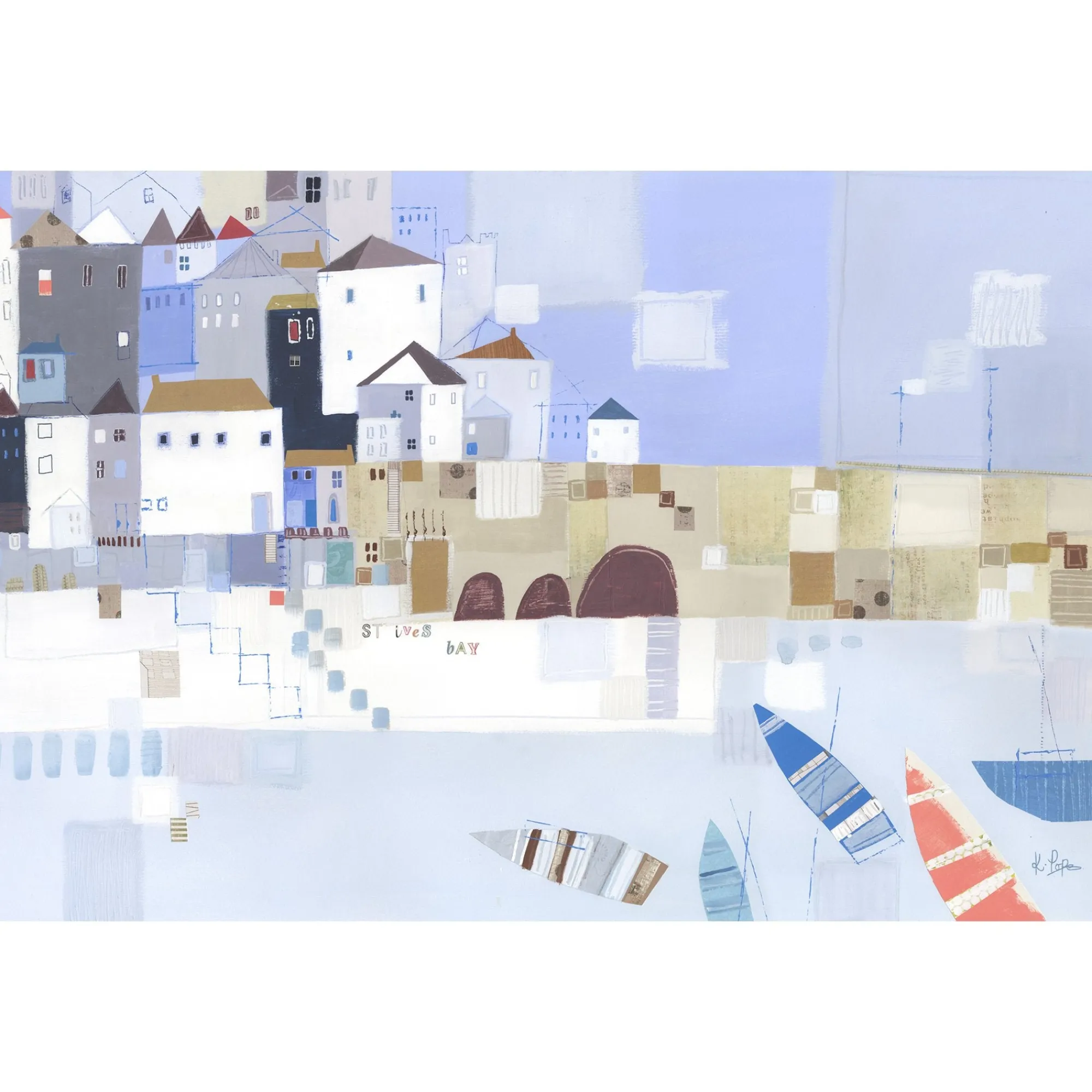 Unframed Prints*Whistlefish St Ives Bay Art Print