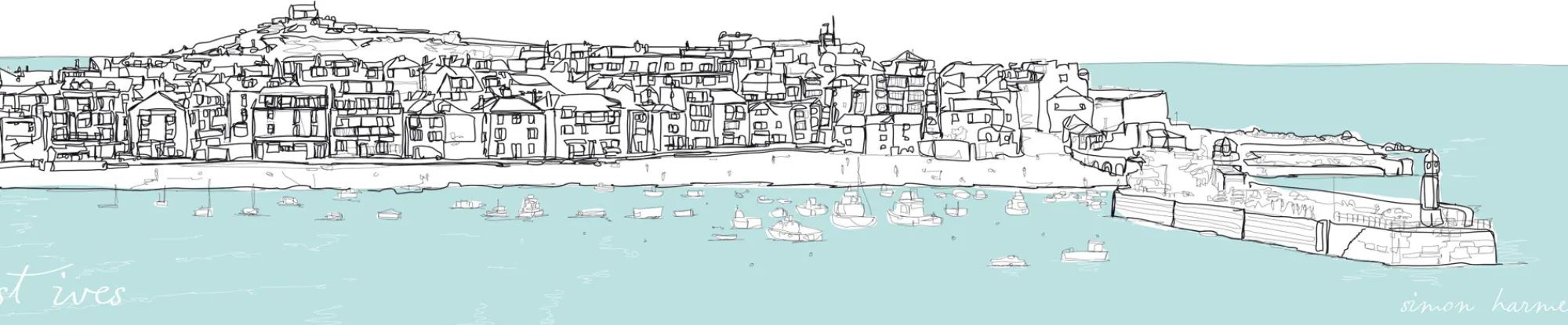 Unframed Prints*Whistlefish St Ives Bay Medium Art Print