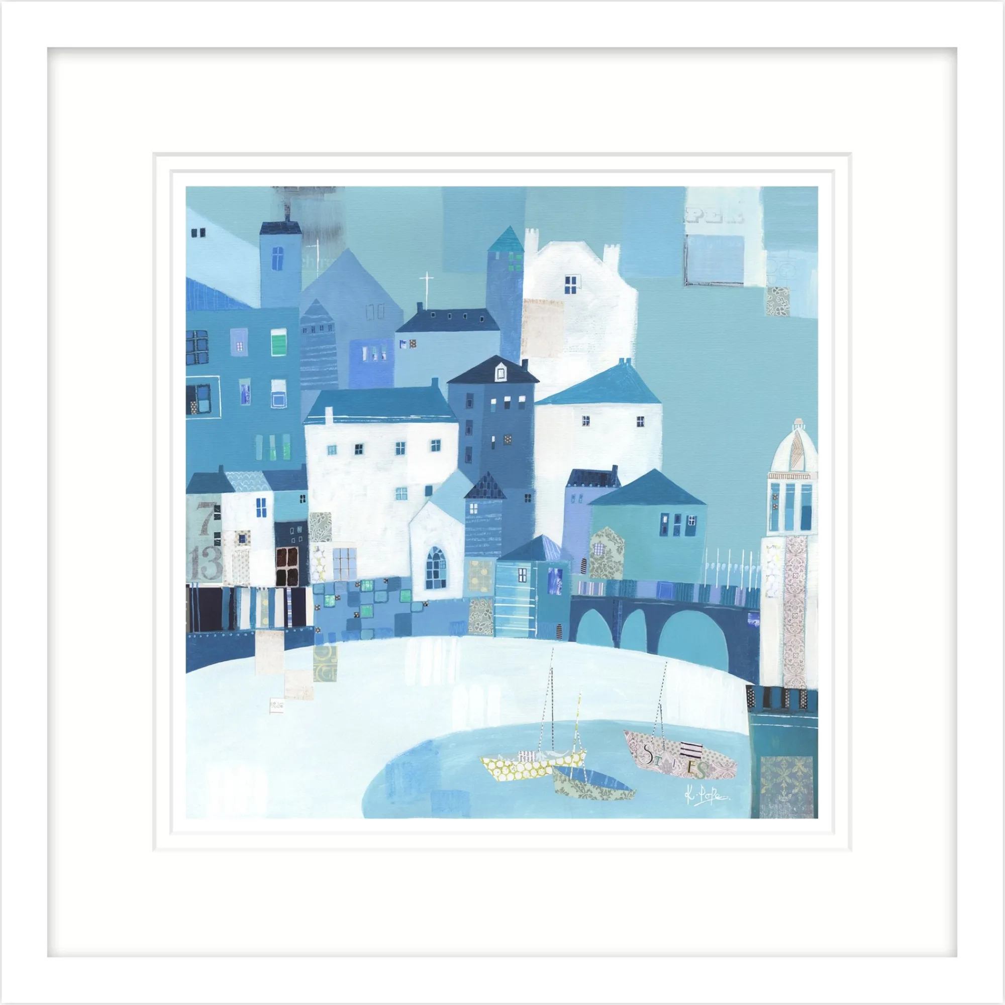 St Ives|Cornwall*Whistlefish St Ives Bridge Framed Print