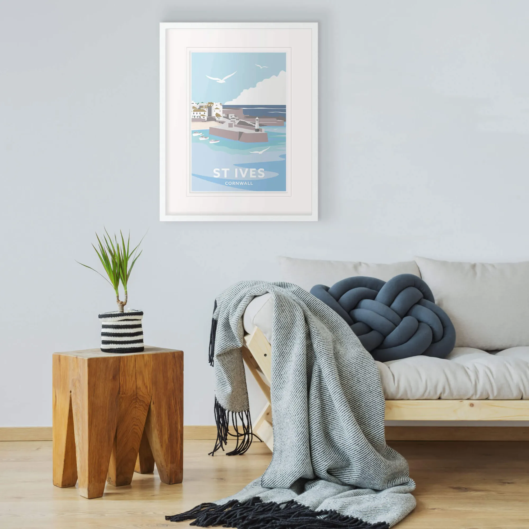 Unframed Prints*Whistlefish St Ives Cornwall Travel Art Print