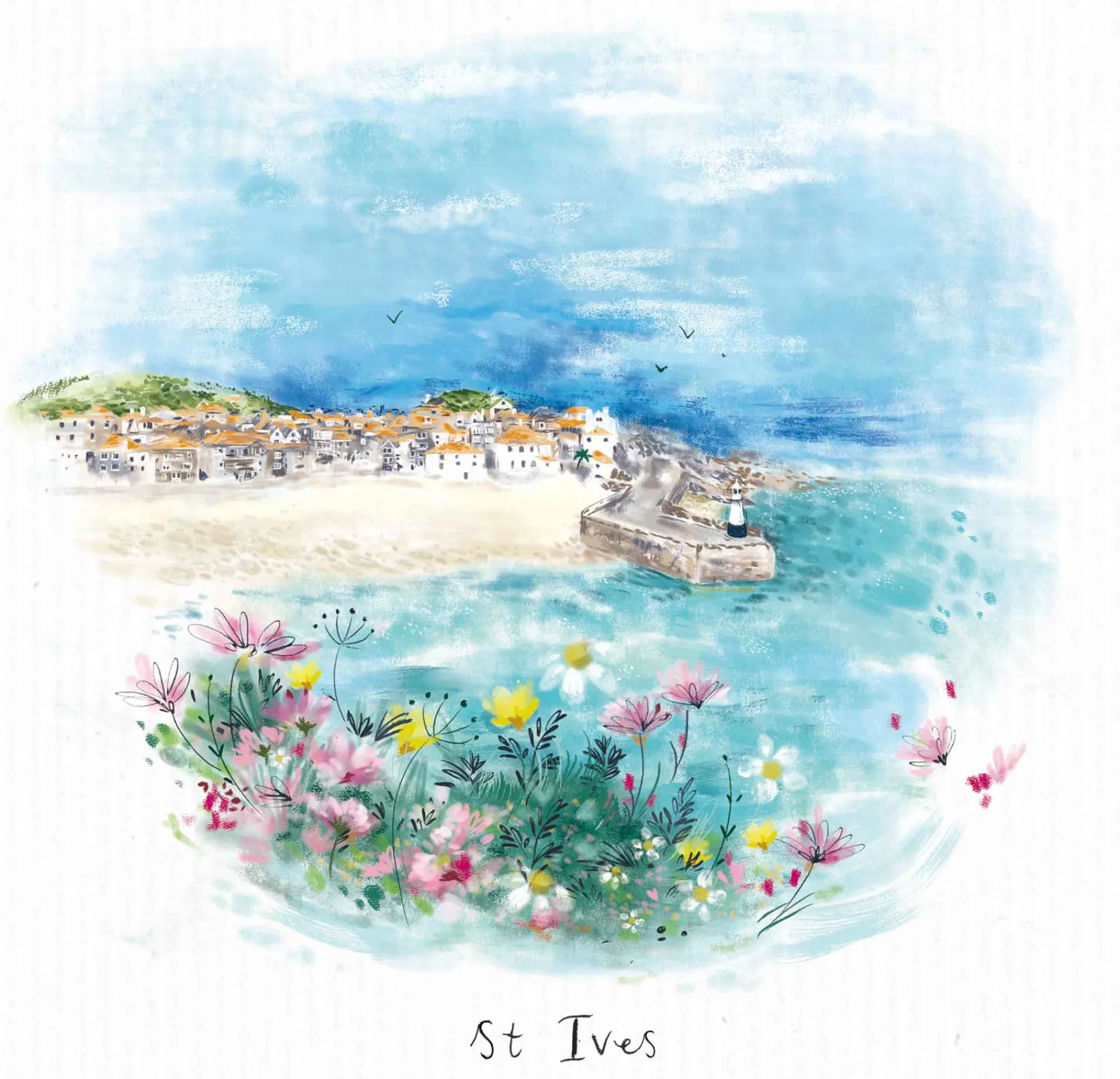 Unframed Prints*Whistlefish St Ives Dream View Small Art Print