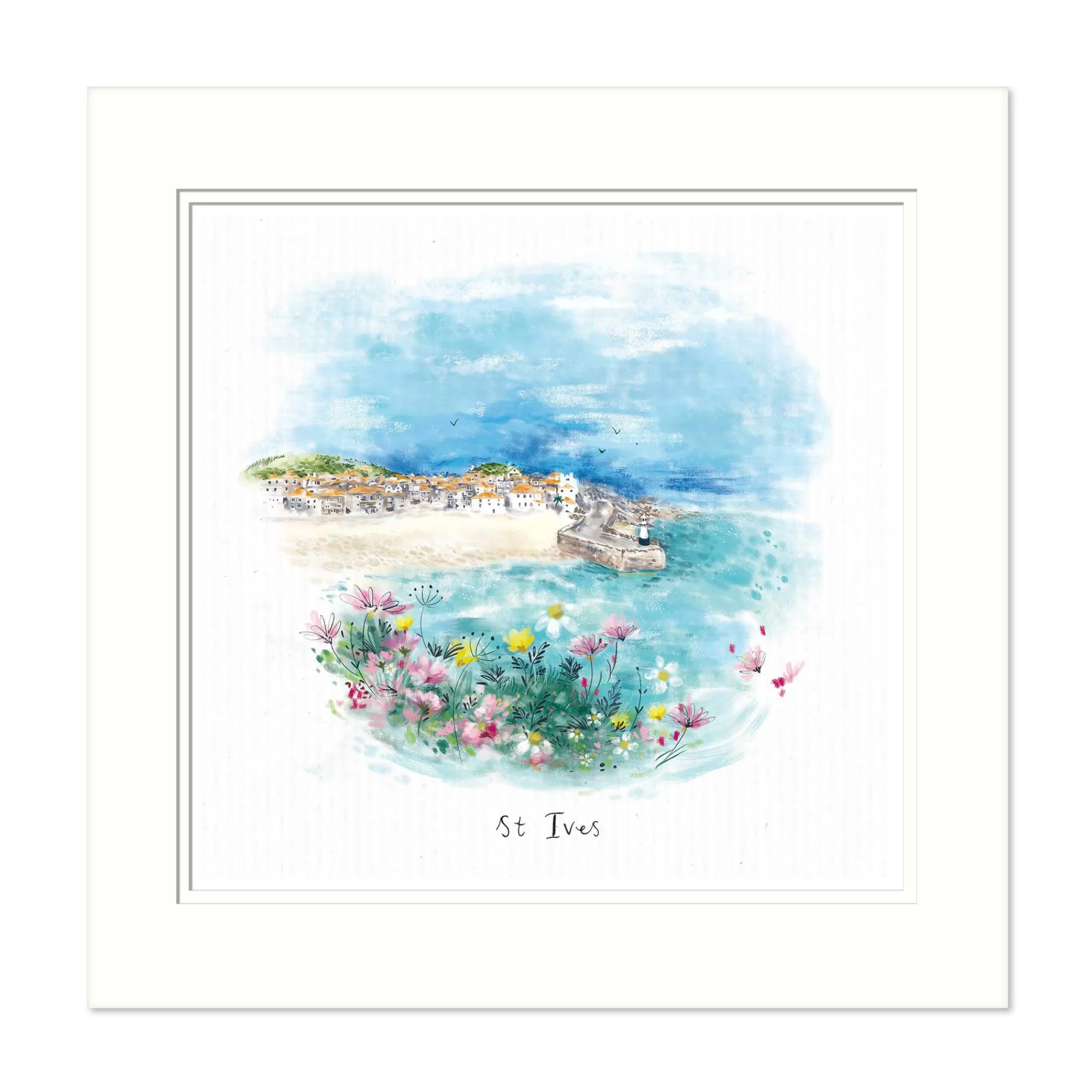 St Ives|Travel*Whistlefish St Ives Dream View Small Mounted Print