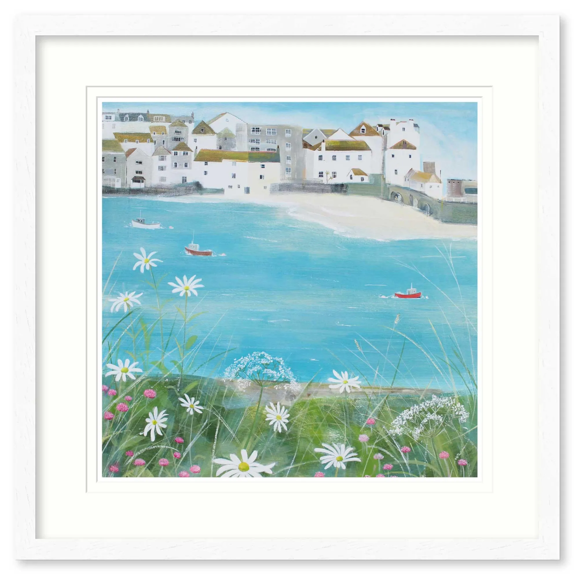 Coastal Scenes|Boat & Sailing*Whistlefish St Ives Framed Print