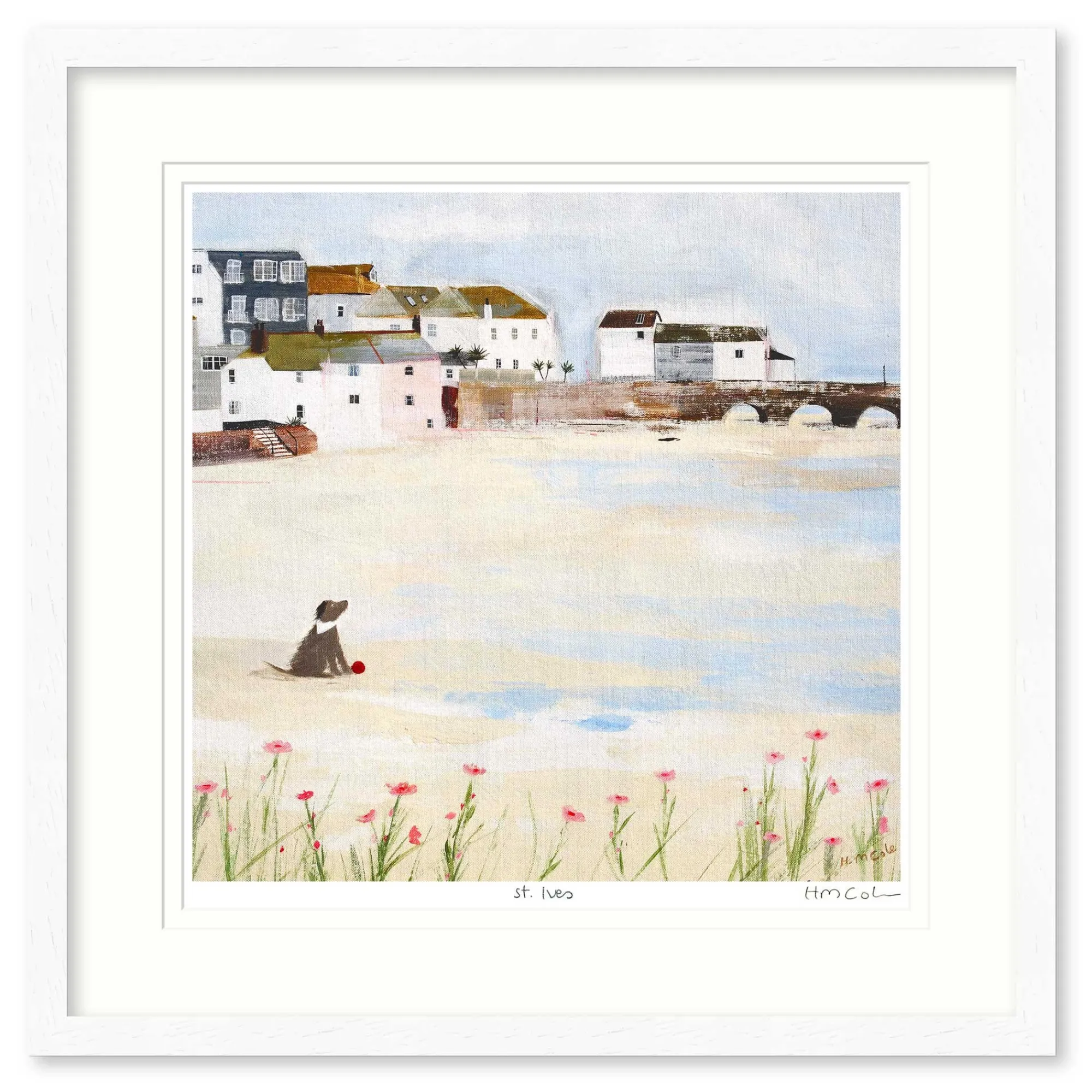 St Ives|Floral & Flowers*Whistlefish St Ives Framed Print