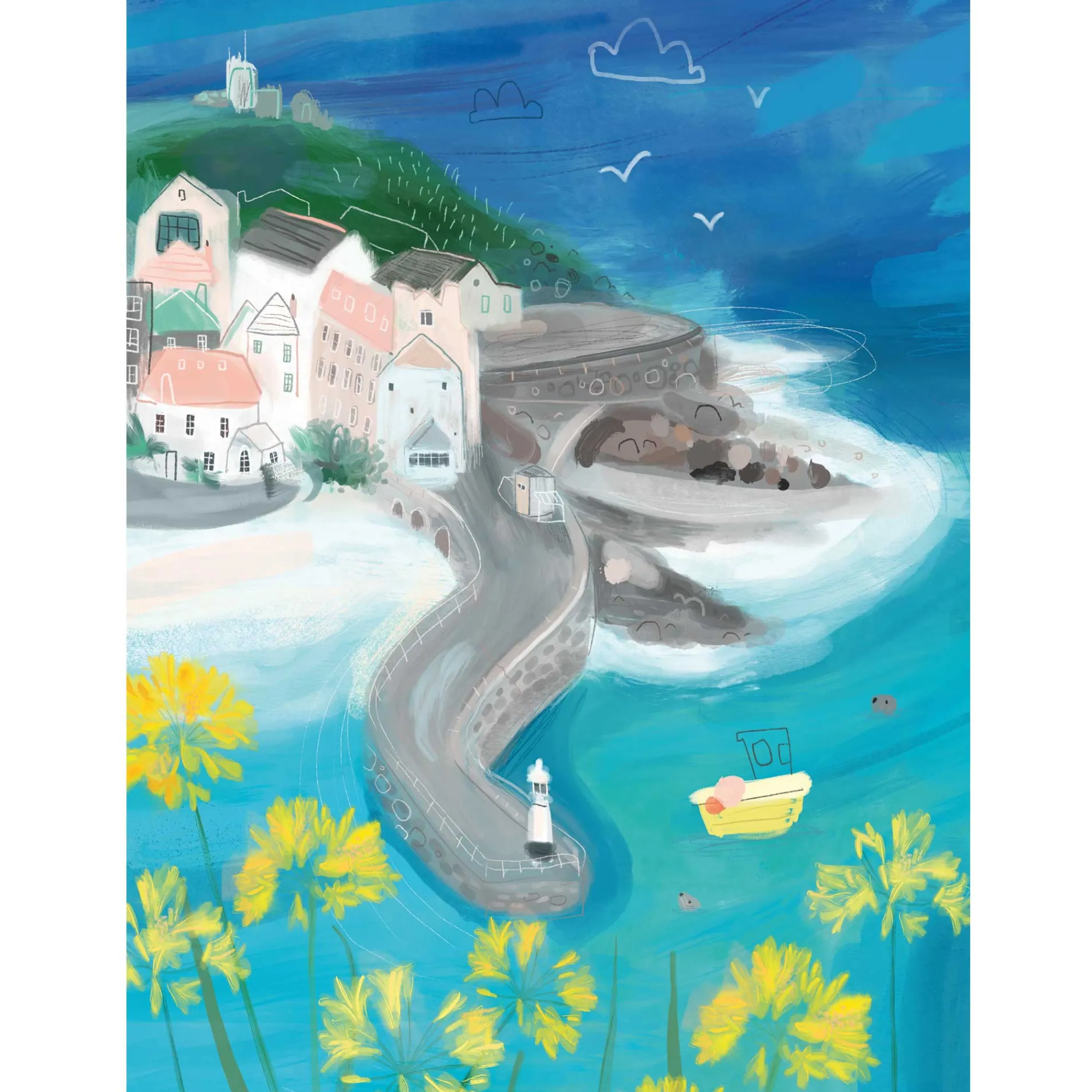 Unframed Prints*Whistlefish St Ives Harbour Art Print