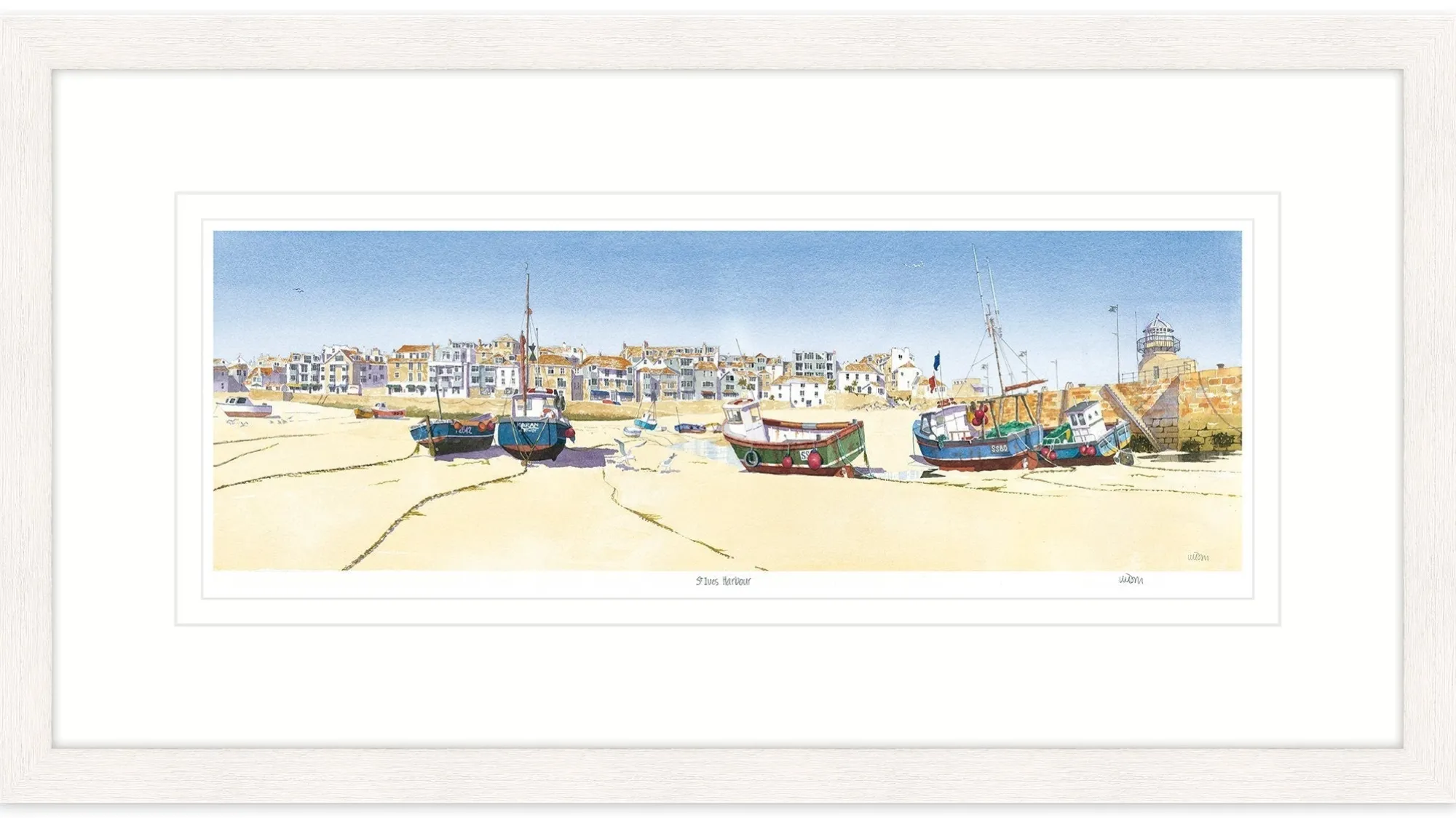 St Ives|Cornwall*Whistlefish St Ives Harbour Framed Print