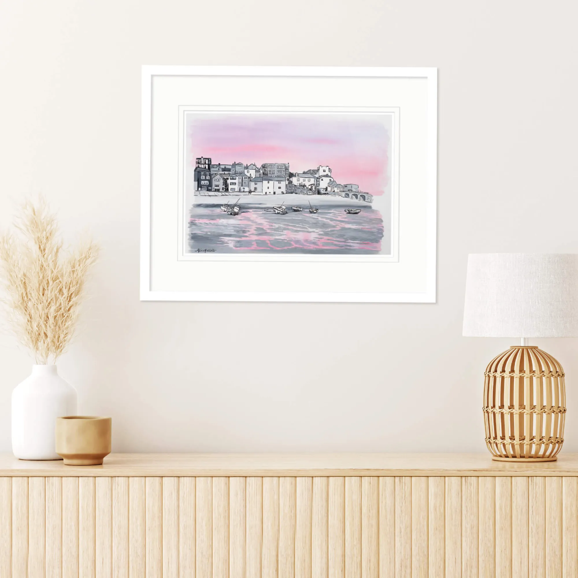 Unframed Prints*Whistlefish St Ives Harbour Medium Art Print