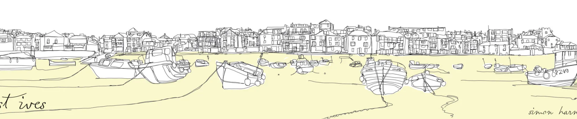 Unframed Prints*Whistlefish St Ives Harbour Medium Art Print