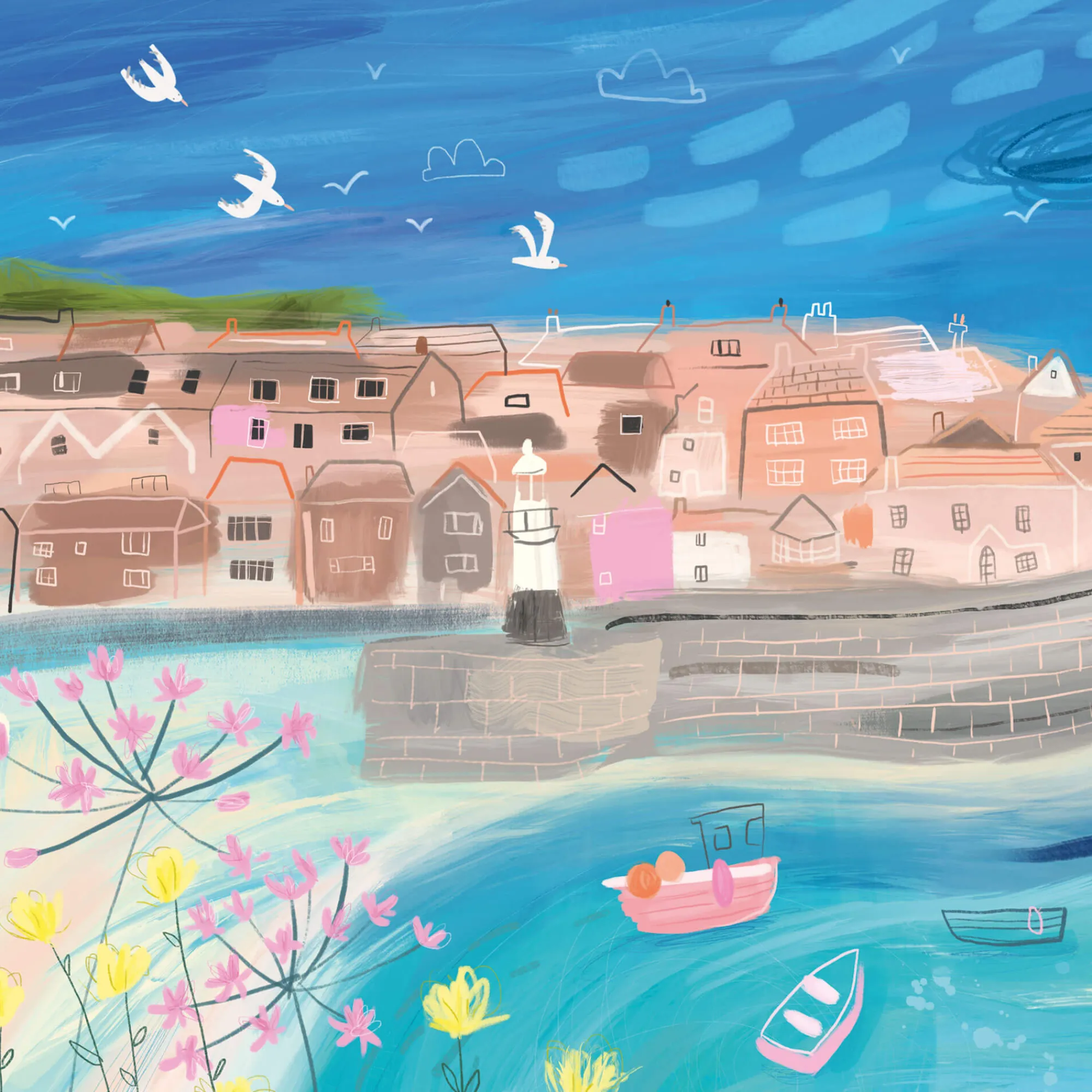 Unframed Prints*Whistlefish St Ives Harbour Small Art Print