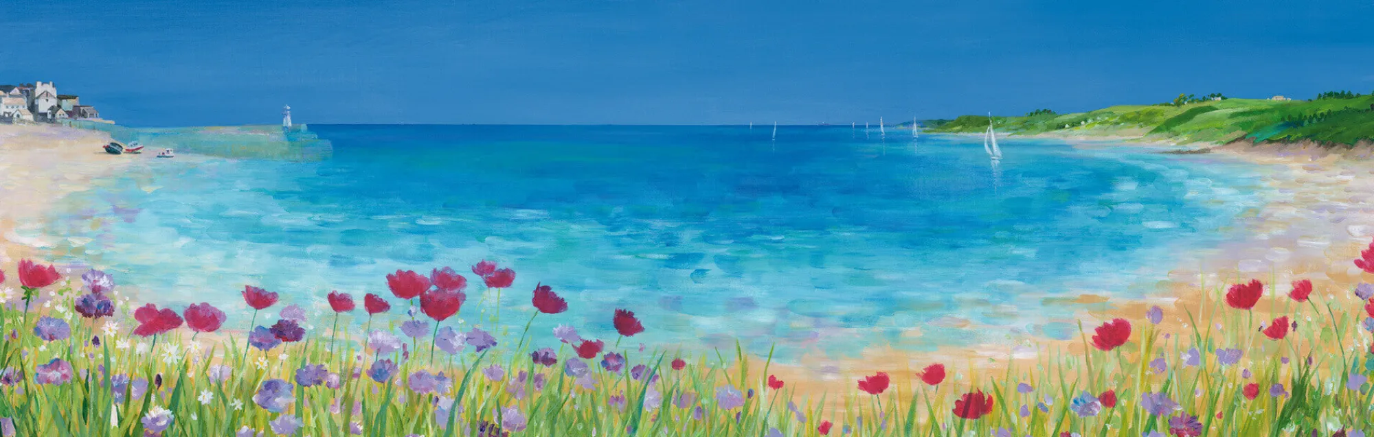 Unframed Prints*Whistlefish St Ives Summer Bouquet Art Print