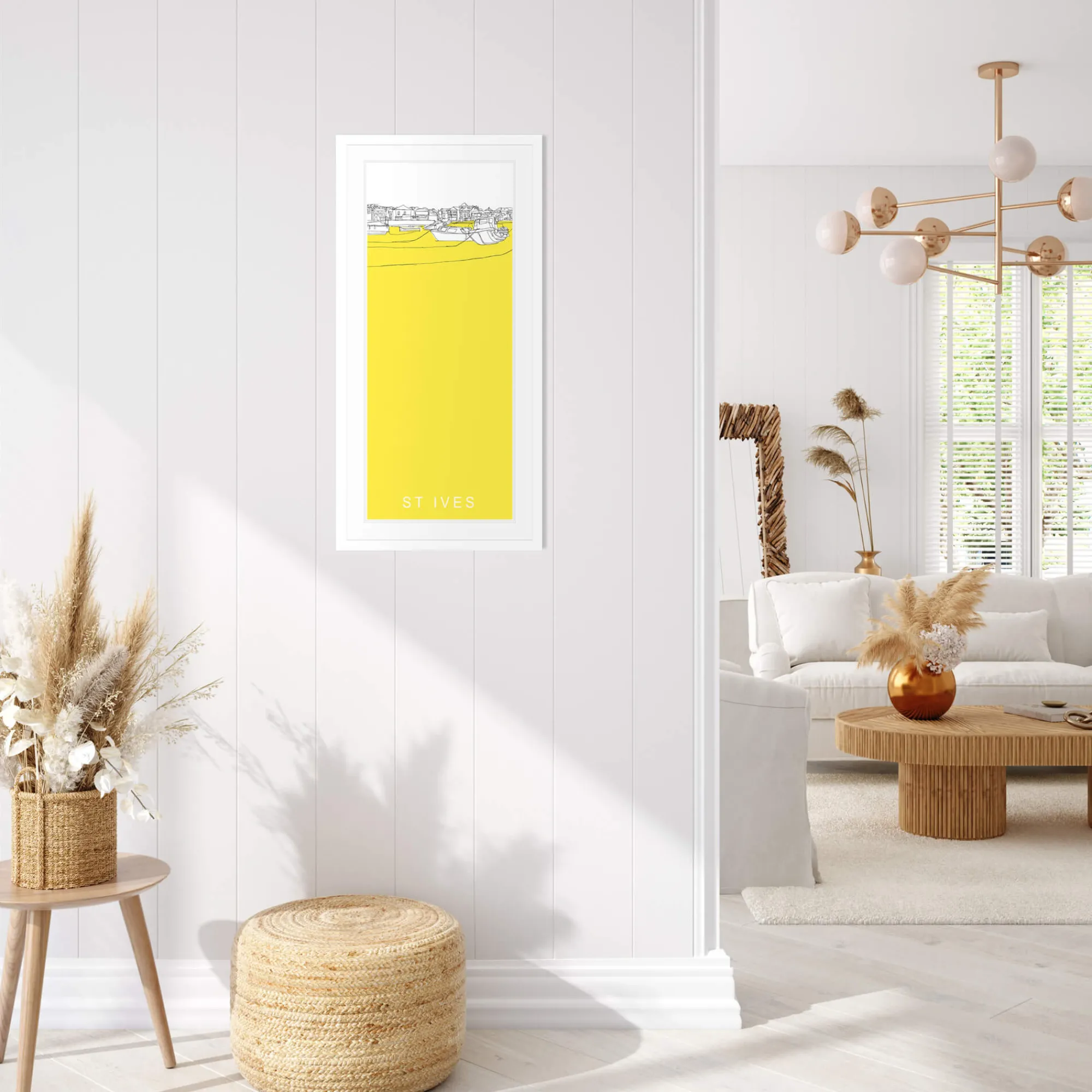 St Ives|Cornwall*Whistlefish St Ives The Wharf Framed Print