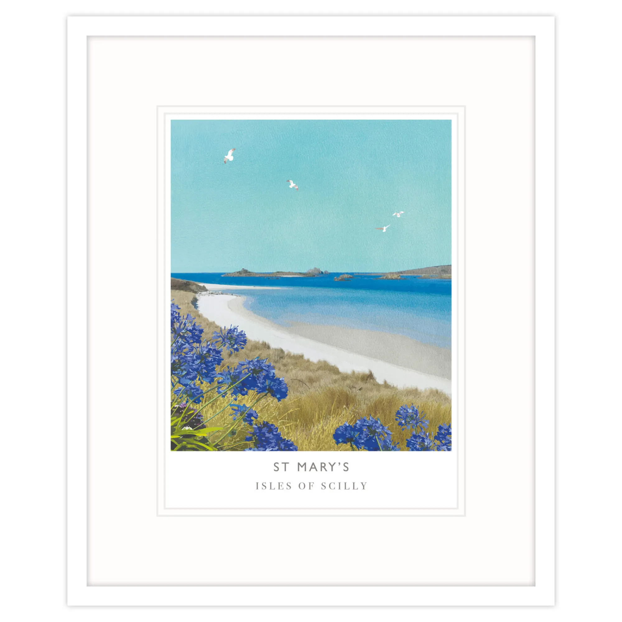 Travel|Framed Prints*Whistlefish St Mary's Isles Of Scilly Framed Print