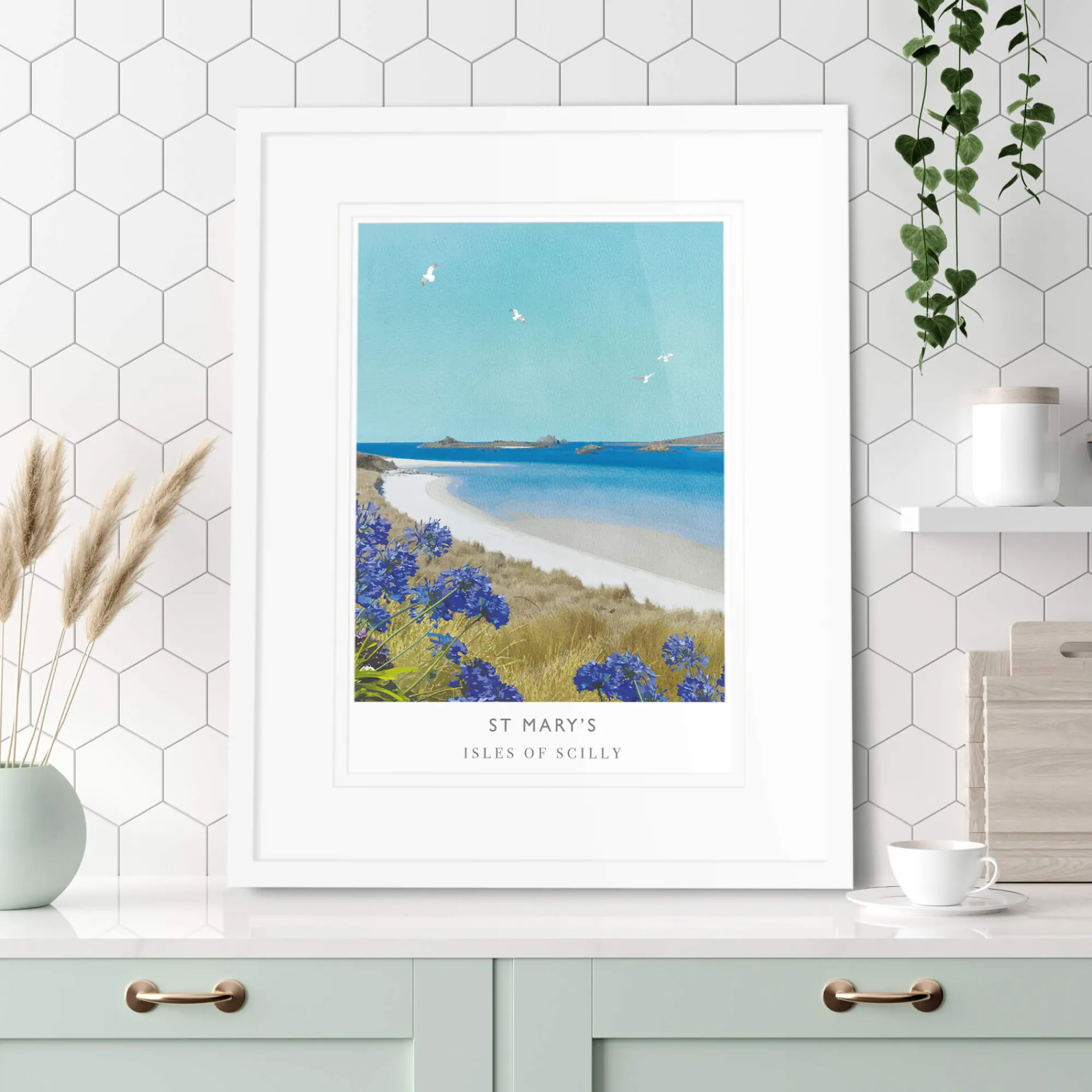 Travel|Framed Prints*Whistlefish St Mary's Isles Of Scilly Framed Print