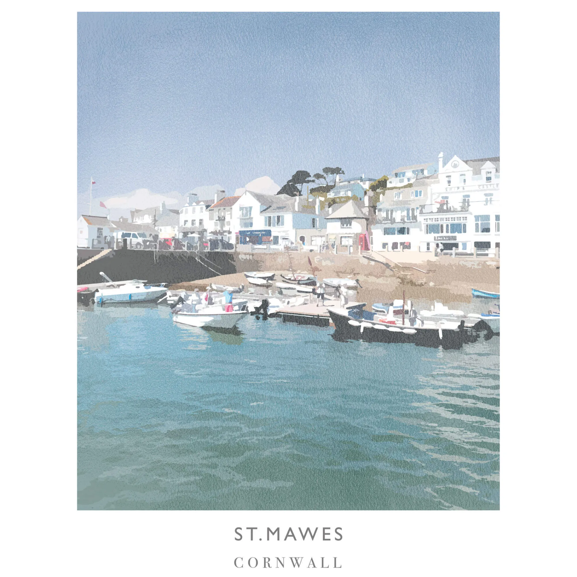 Unframed Prints*Whistlefish St Mawes Art Print Small