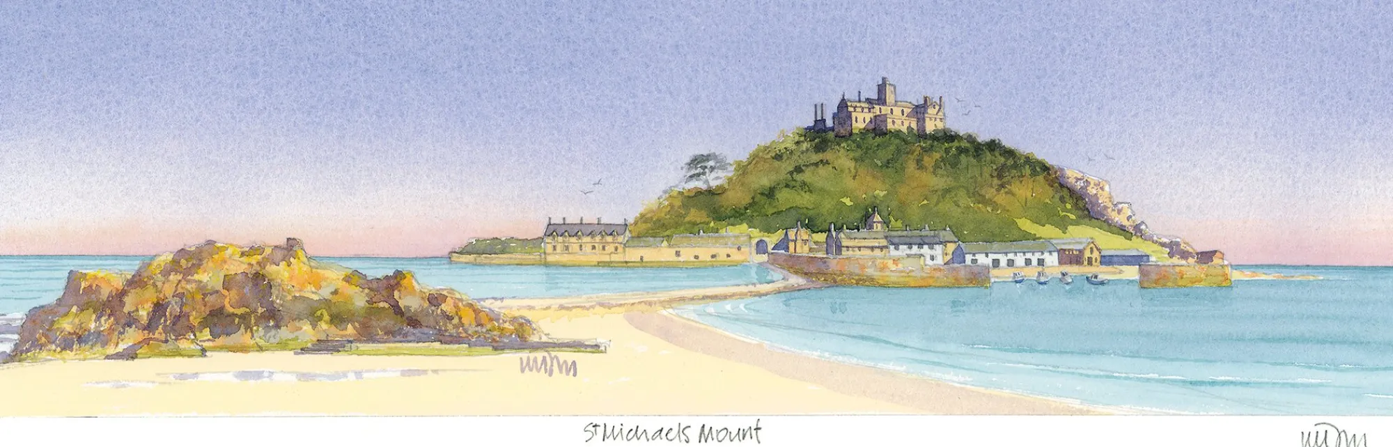 Unframed Prints*Whistlefish St Michael's Mount Art Print