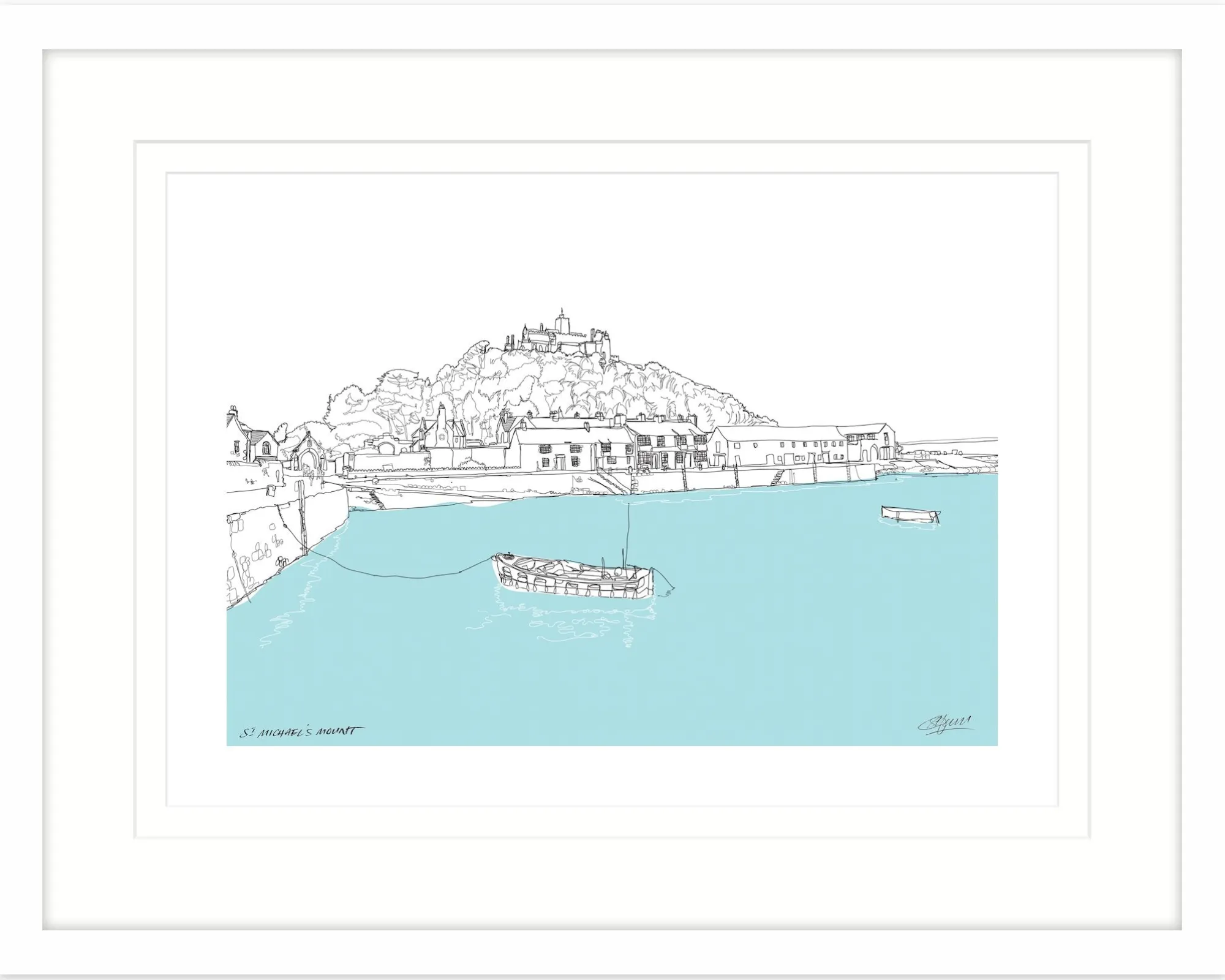 Cornwall|Framed Prints*Whistlefish St Michael's Mount Framed Print