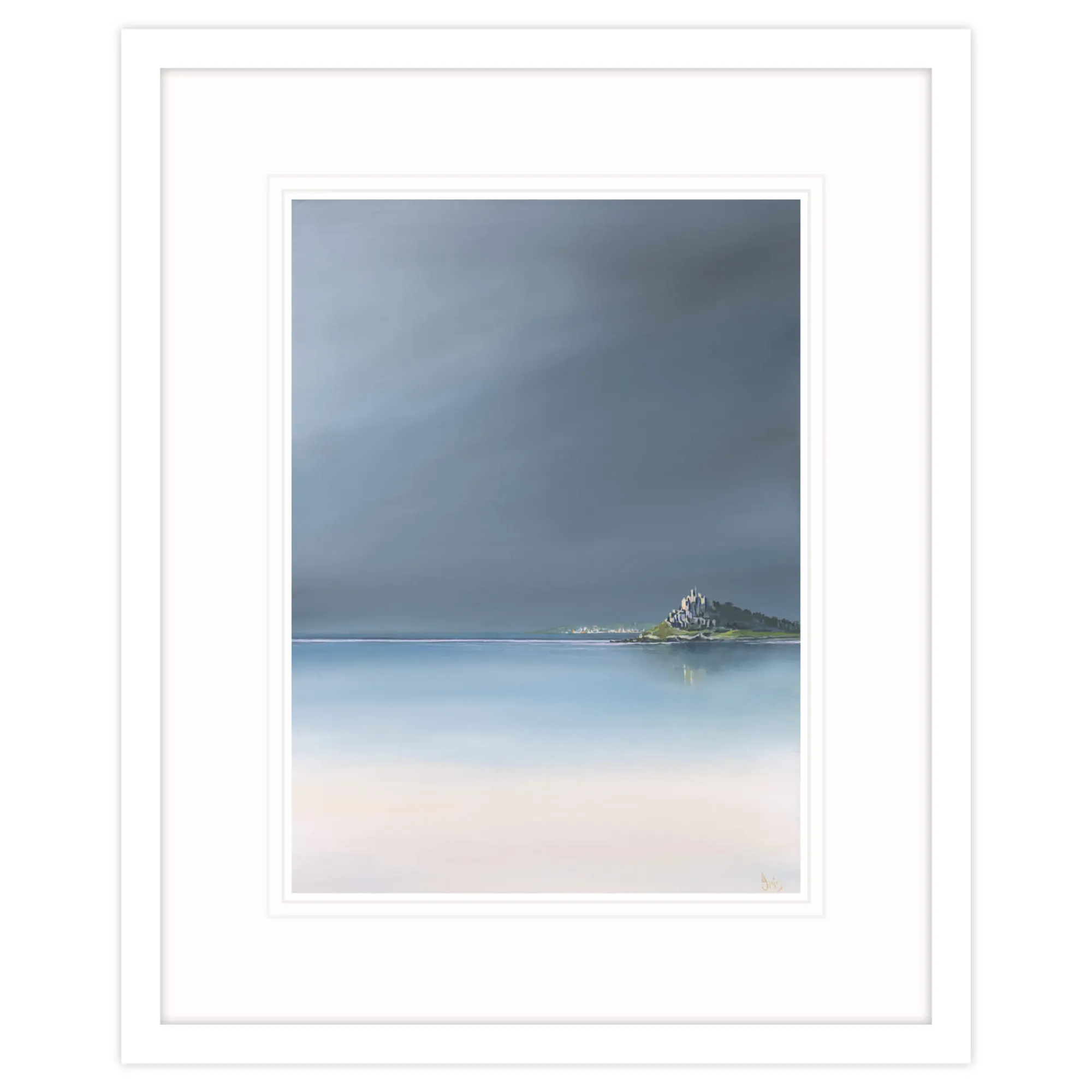 Cornwall|Coastal Scenes*Whistlefish St Michael's Mount Framed Print