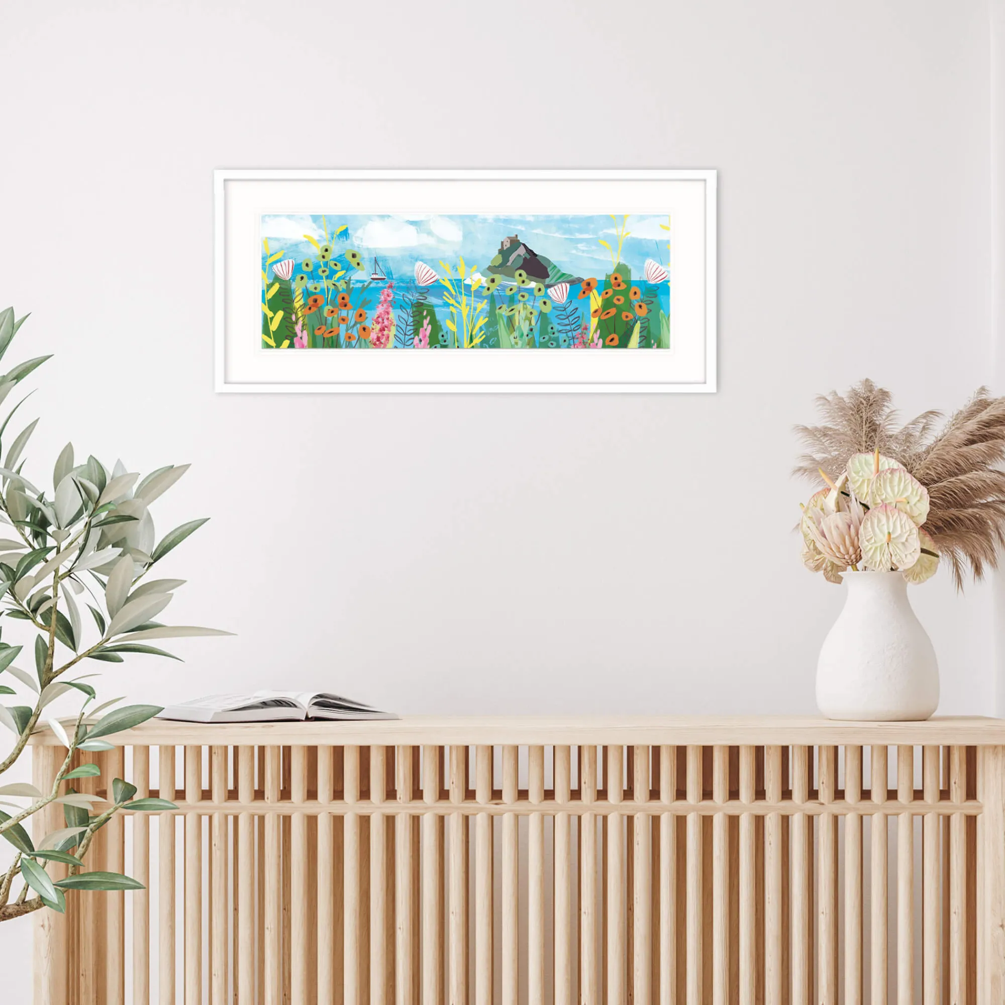 Cornwall|Coastal Scenes*Whistlefish St Michaels Mount Framed Print