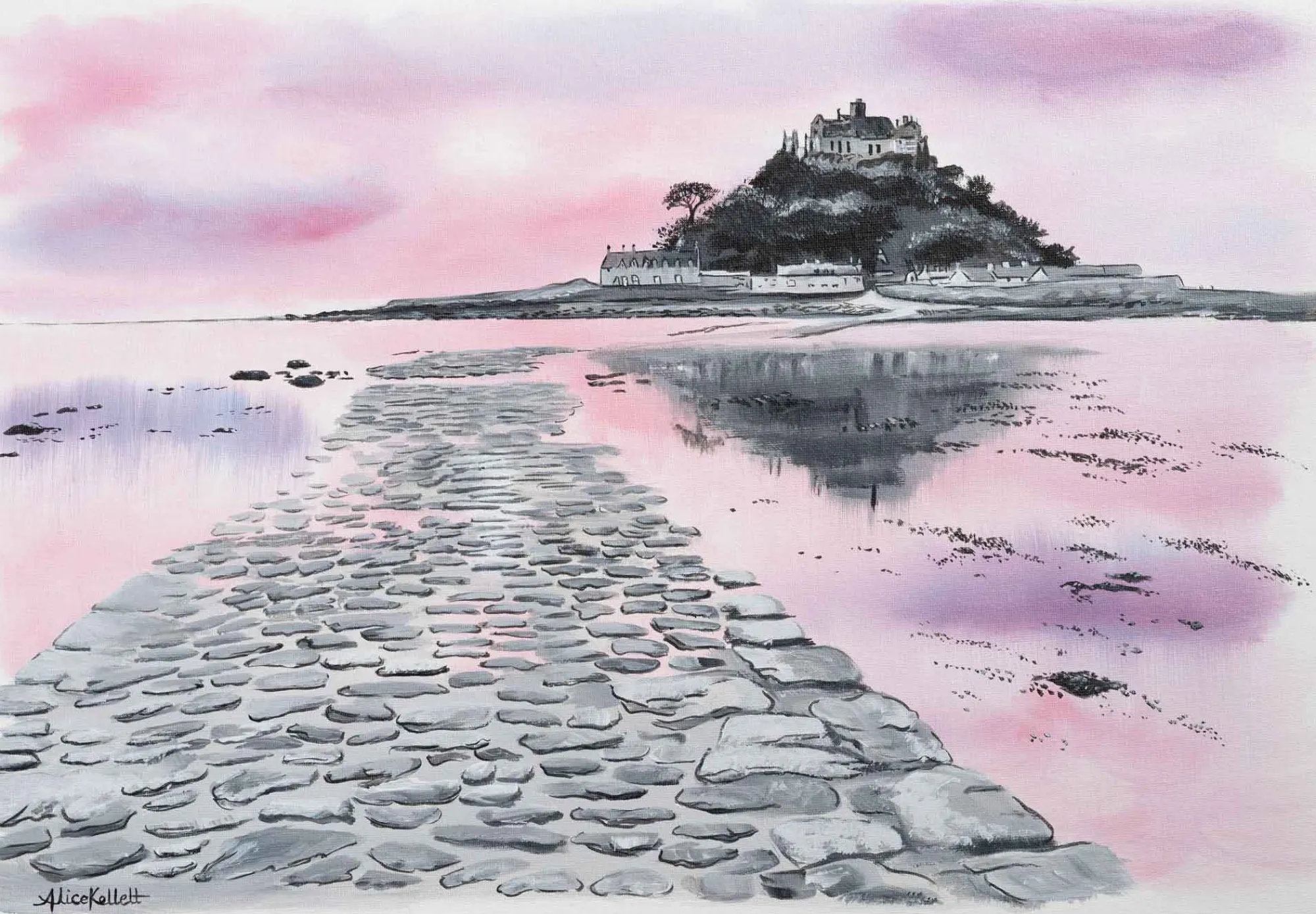 Unframed Prints*Whistlefish St Michaels Mount Medium Art Print