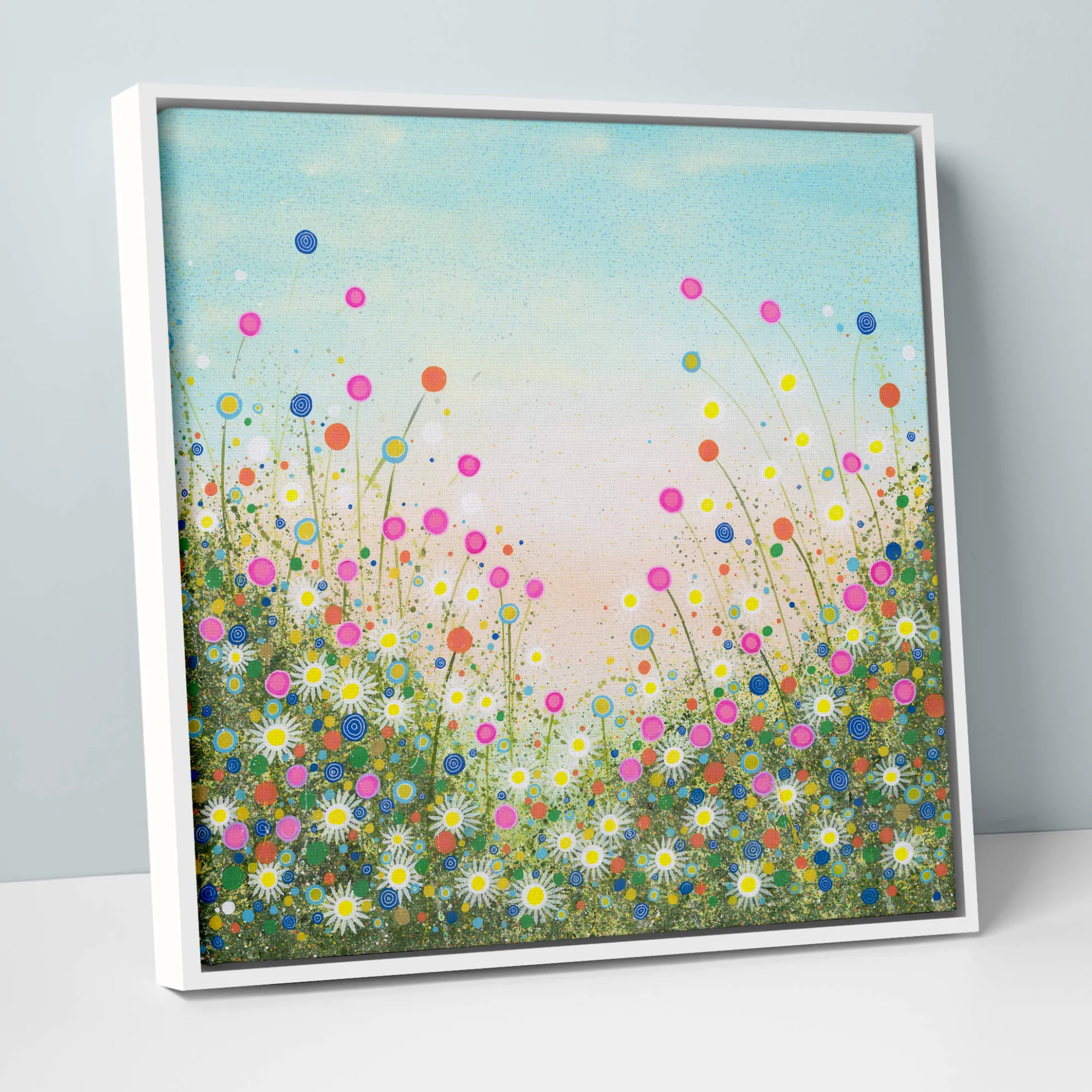 Floral & Flowers|Framed Canvas*Whistlefish Star Gazers Framed Canvas