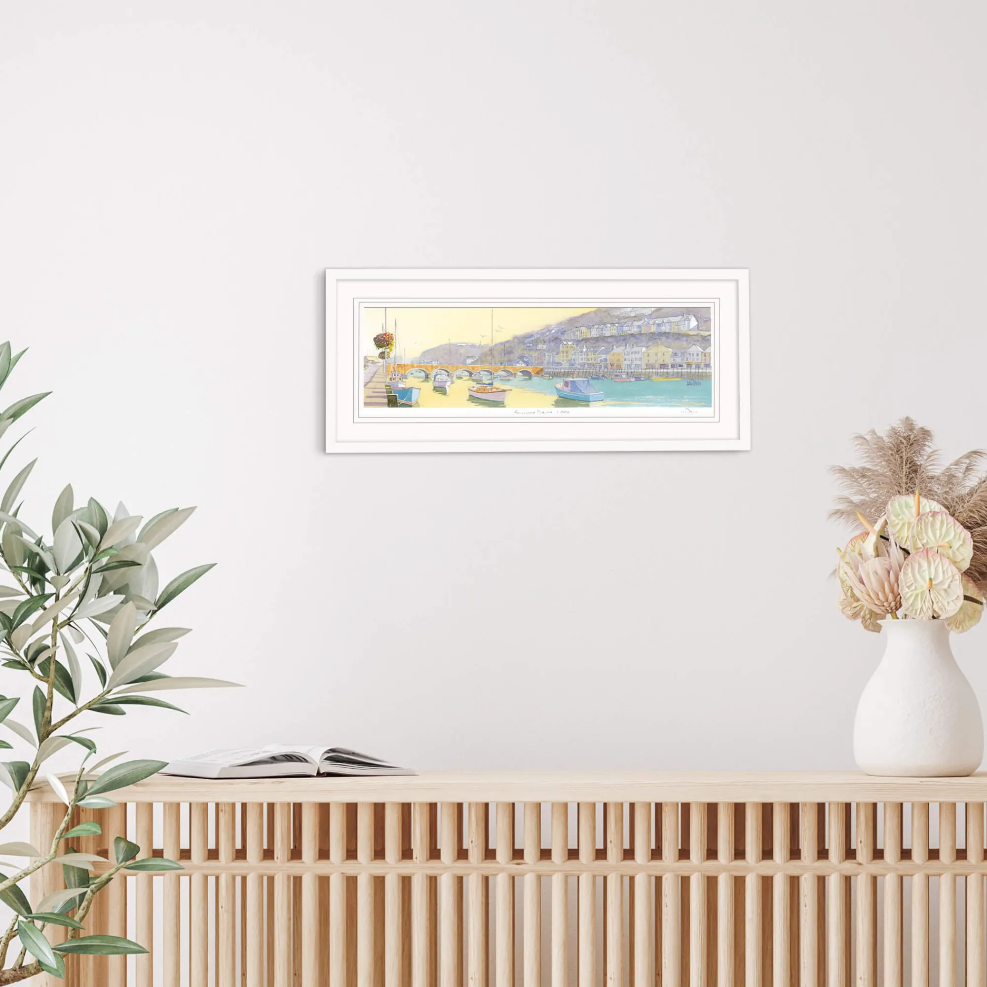 Unframed Prints*Whistlefish Summer Dawn Looe Art Print
