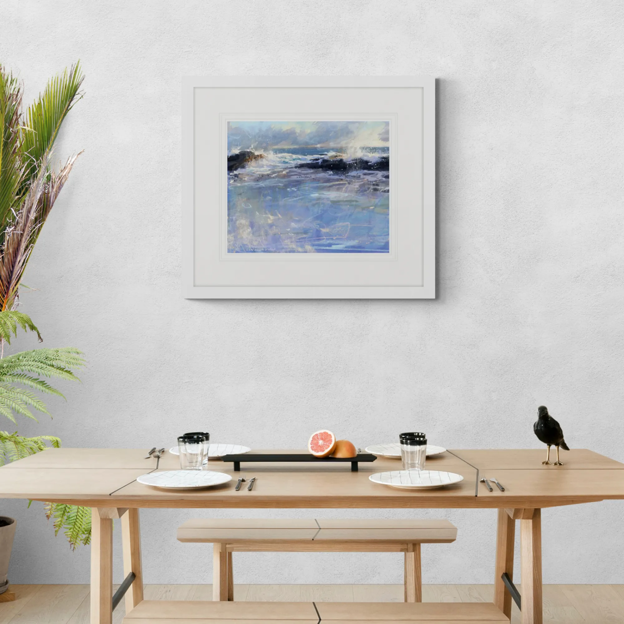 Framed Prints*Whistlefish Summer Evening High Tide Fr Print