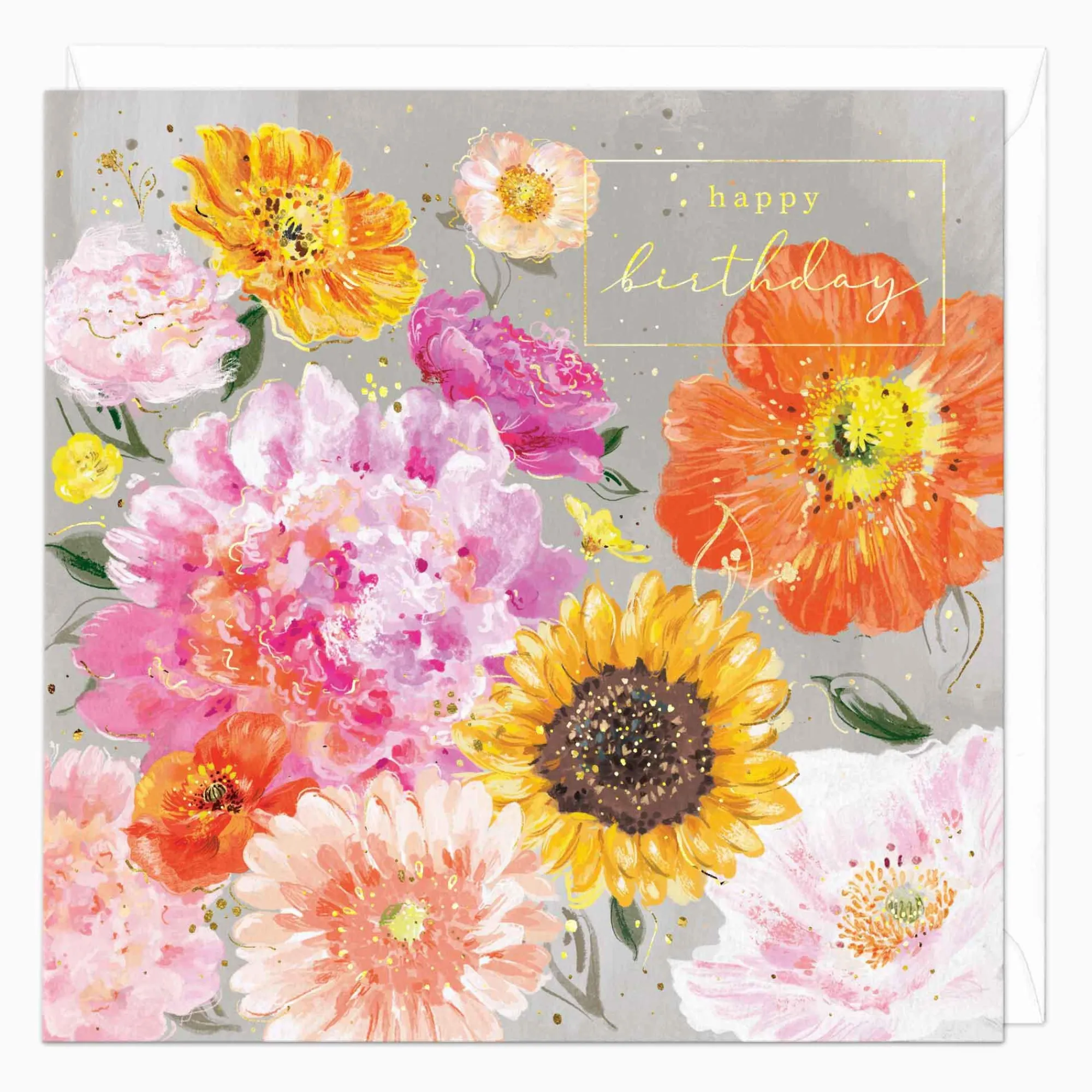 Birthday|For Her*Whistlefish Summer Floral Birthday Card