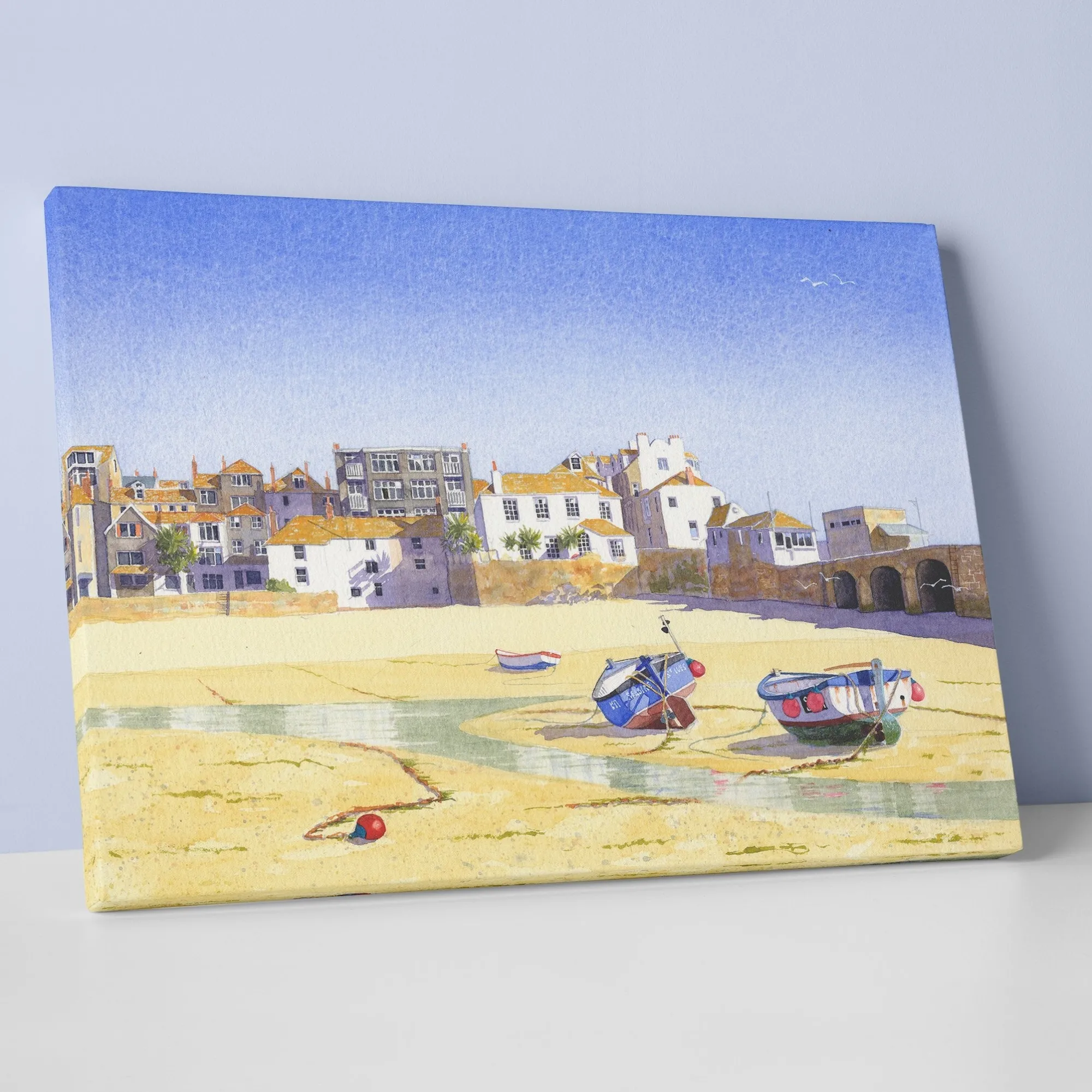 St Ives|Cornwall*Whistlefish Summer Morning Canvas