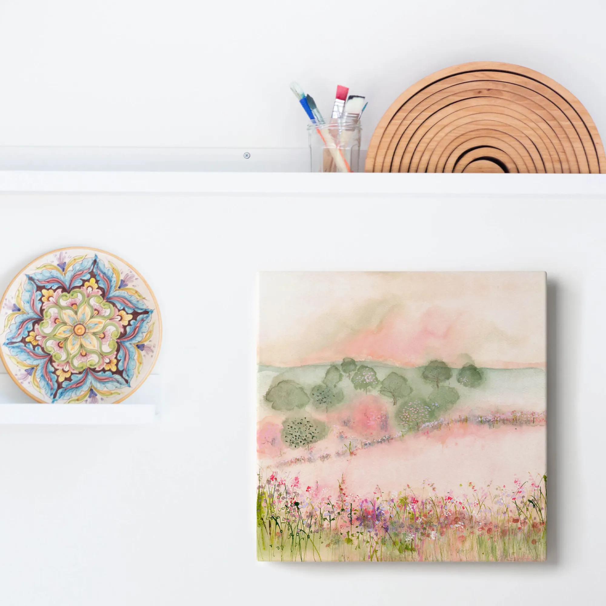 Floral & Flowers|Canvas*Whistlefish Summer Picnic Canvas