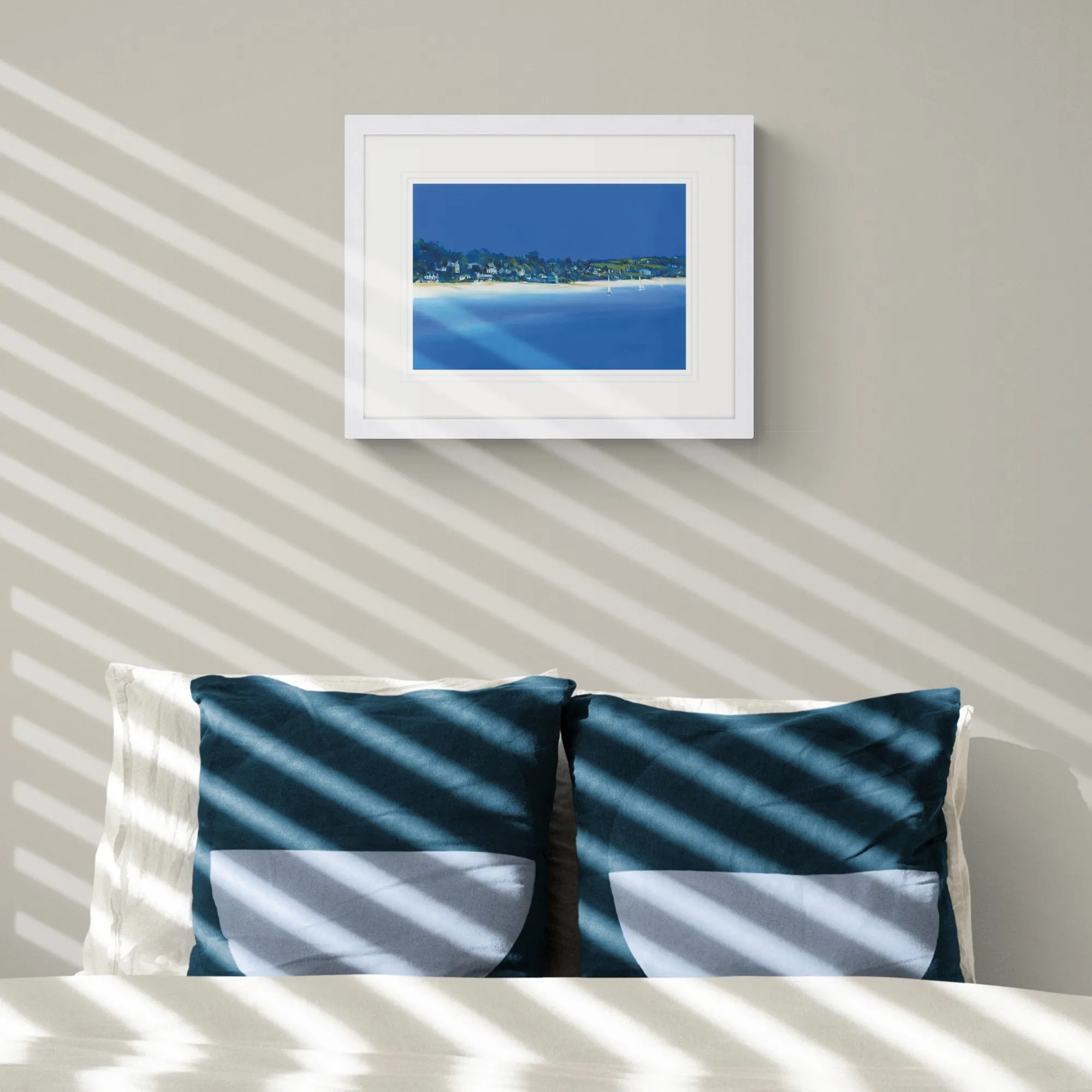 Coastal Scenes|Framed Prints*Whistlefish Summer Sails, Rock Framed Print