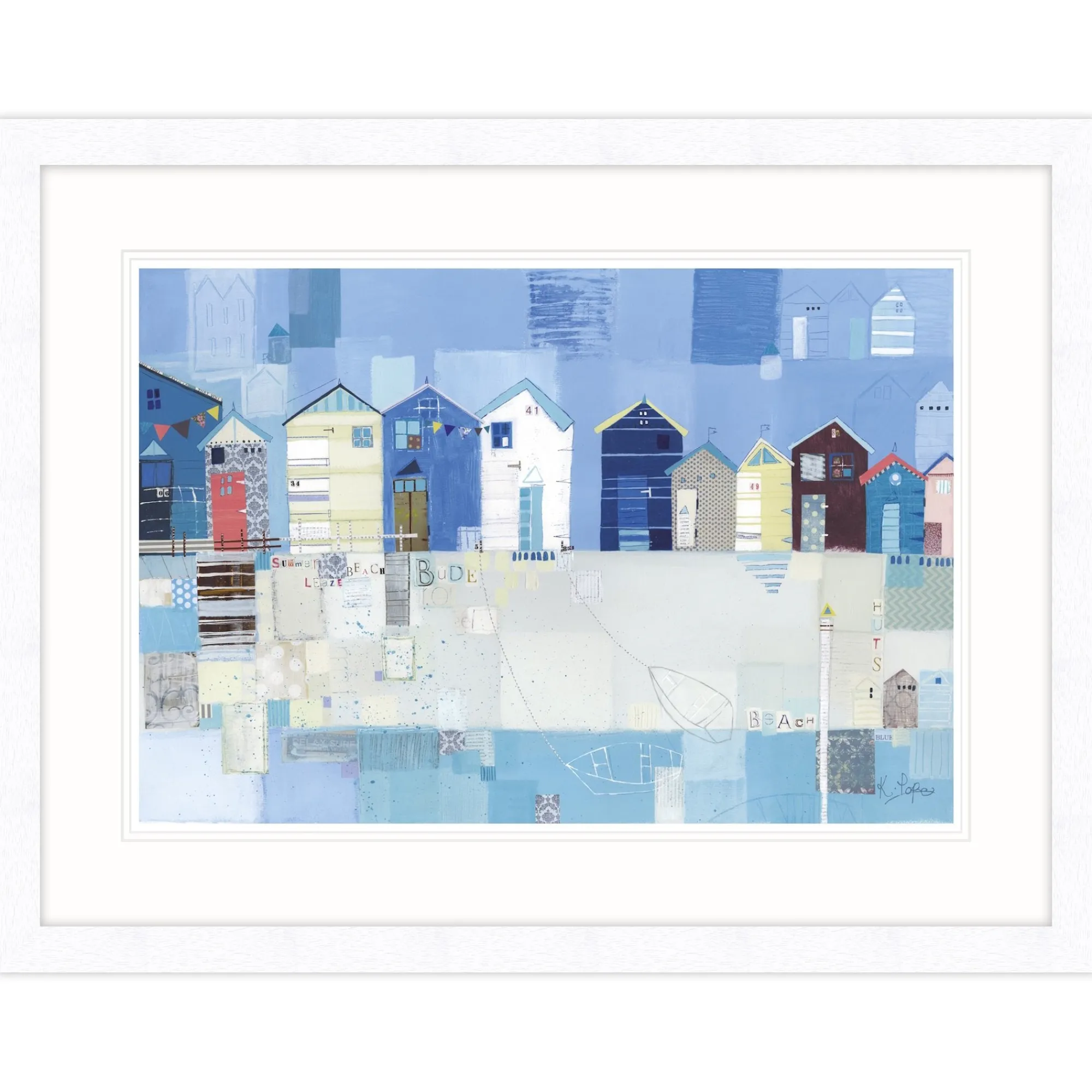 Cornwall|Framed Prints*Whistlefish Summerleaze Beach Framed Print