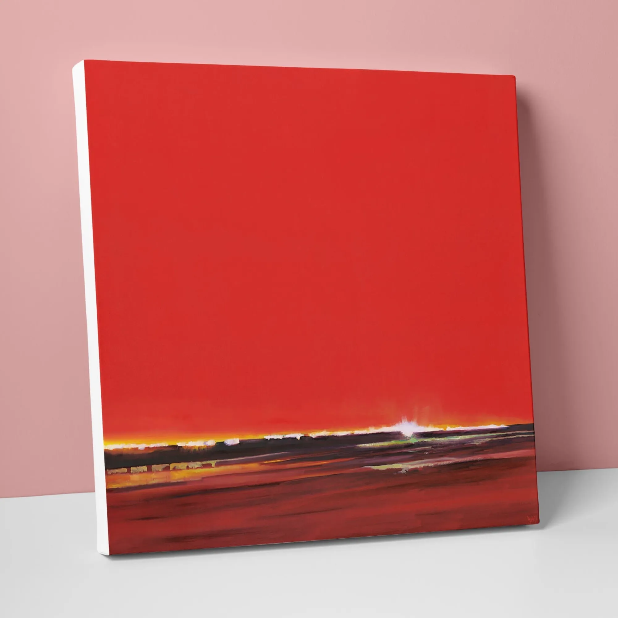 Coastal Scenes|Canvas*Whistlefish Sundown At Sennen Canvas