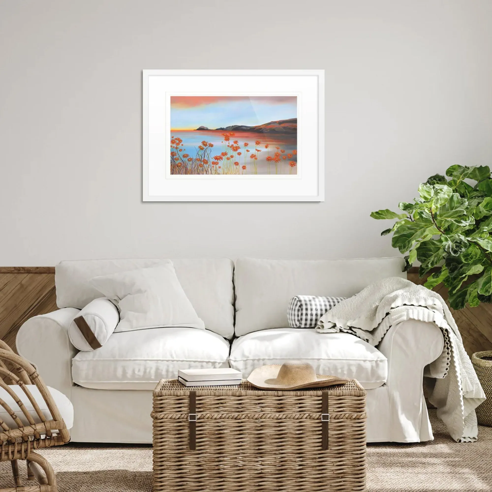 Unframed Prints*Whistlefish Sundown Portreath Beach Art Print