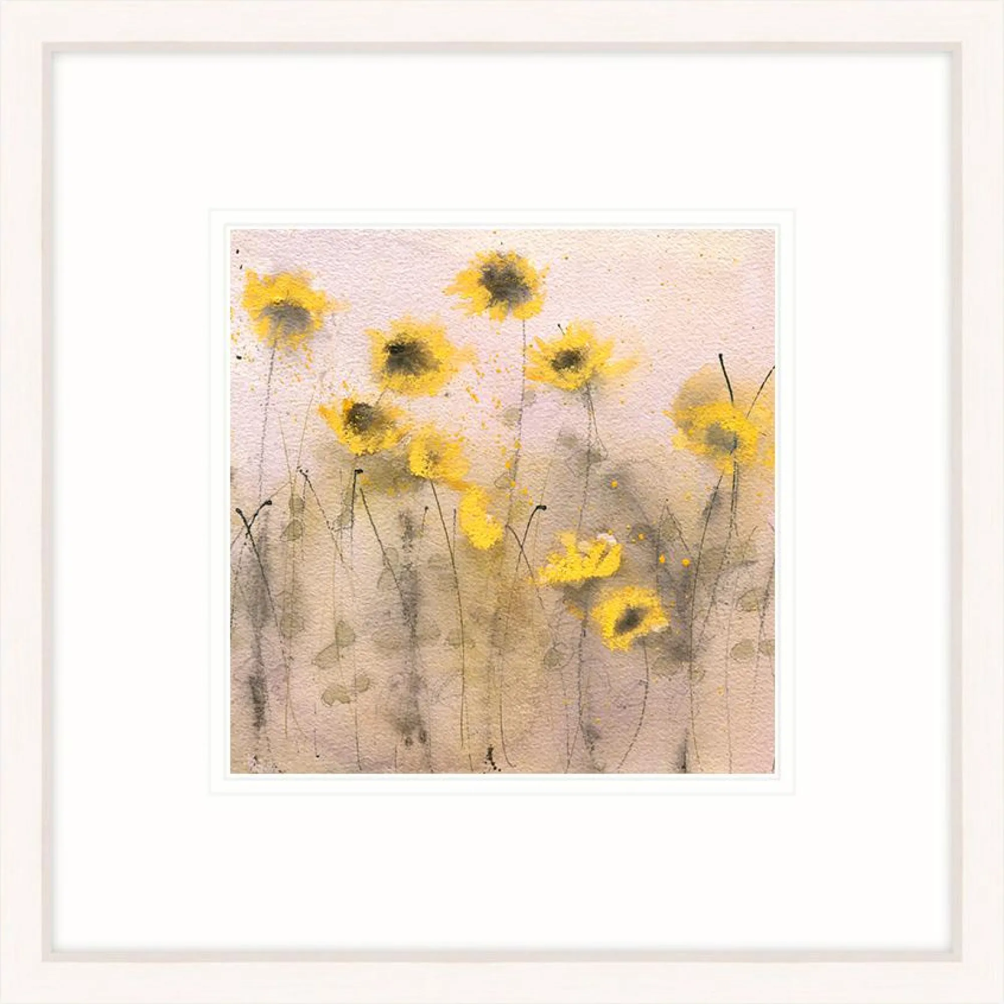 Framed Prints*Whistlefish Sunflowers Framed Print