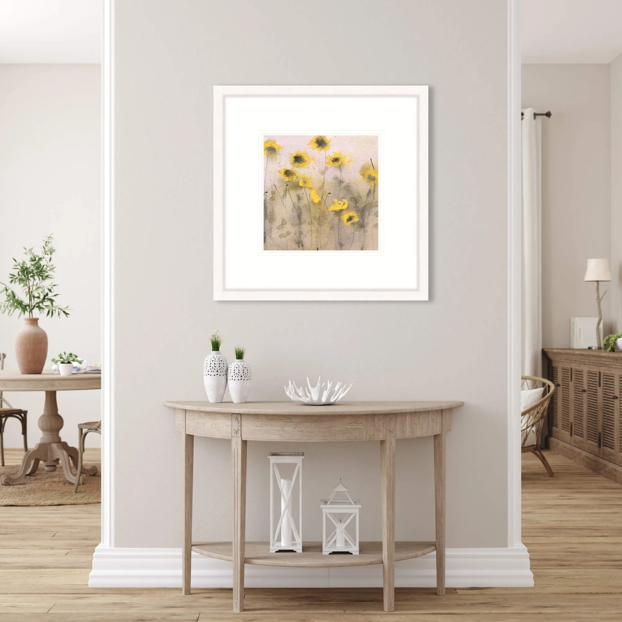 Framed Prints*Whistlefish Sunflowers Framed Print