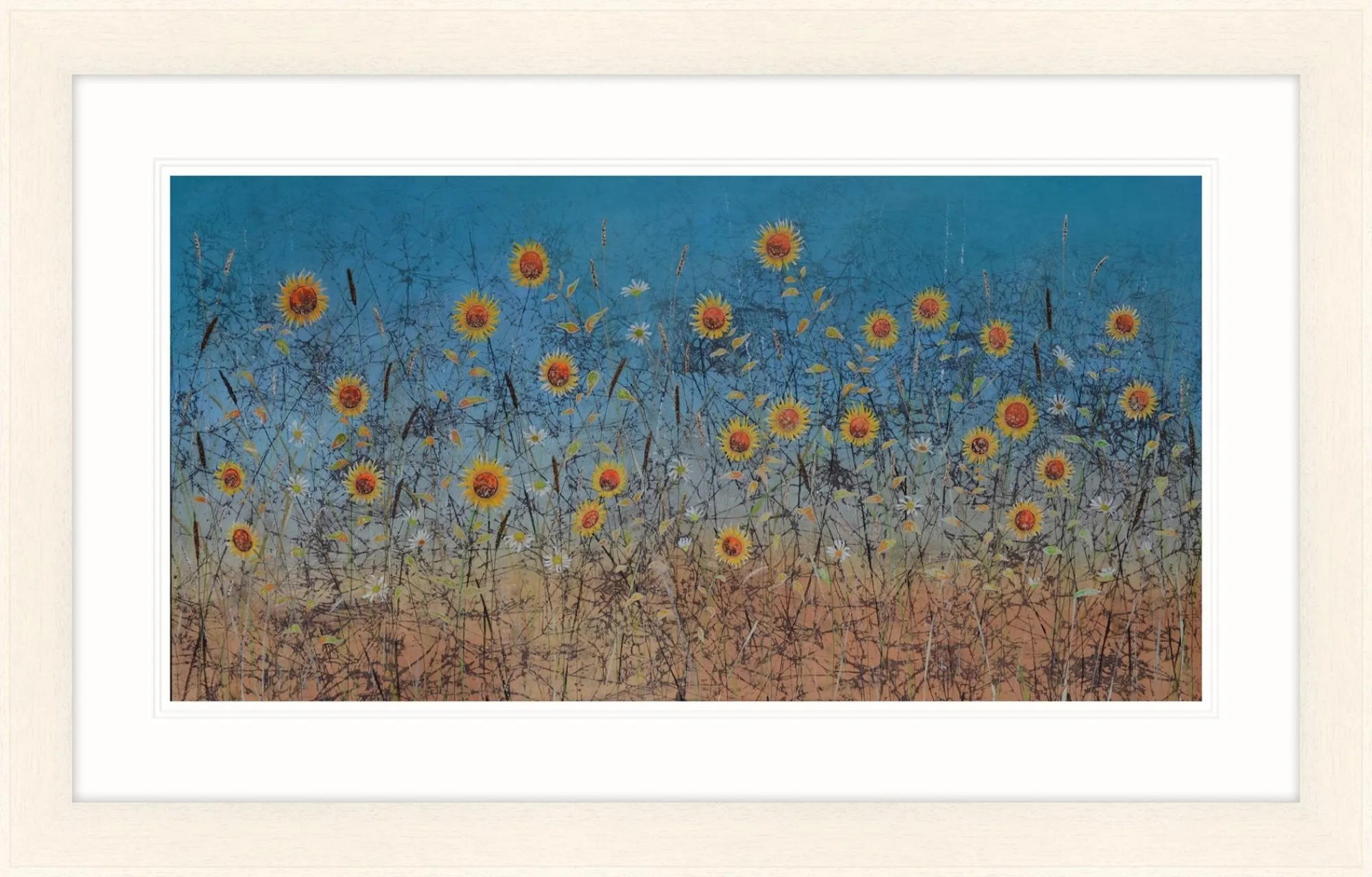 Floral & Flowers|Framed Prints*Whistlefish Sunflowers Framed Print