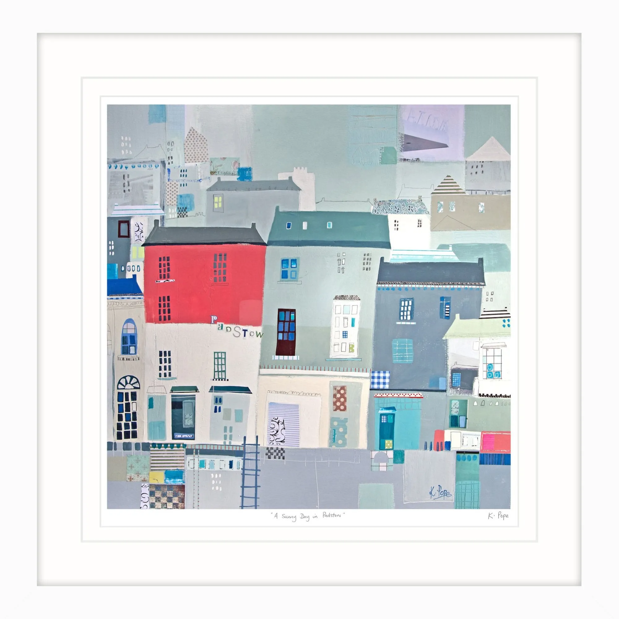 Padstow|Framed Prints*Whistlefish Sunny Padstow Framed Print