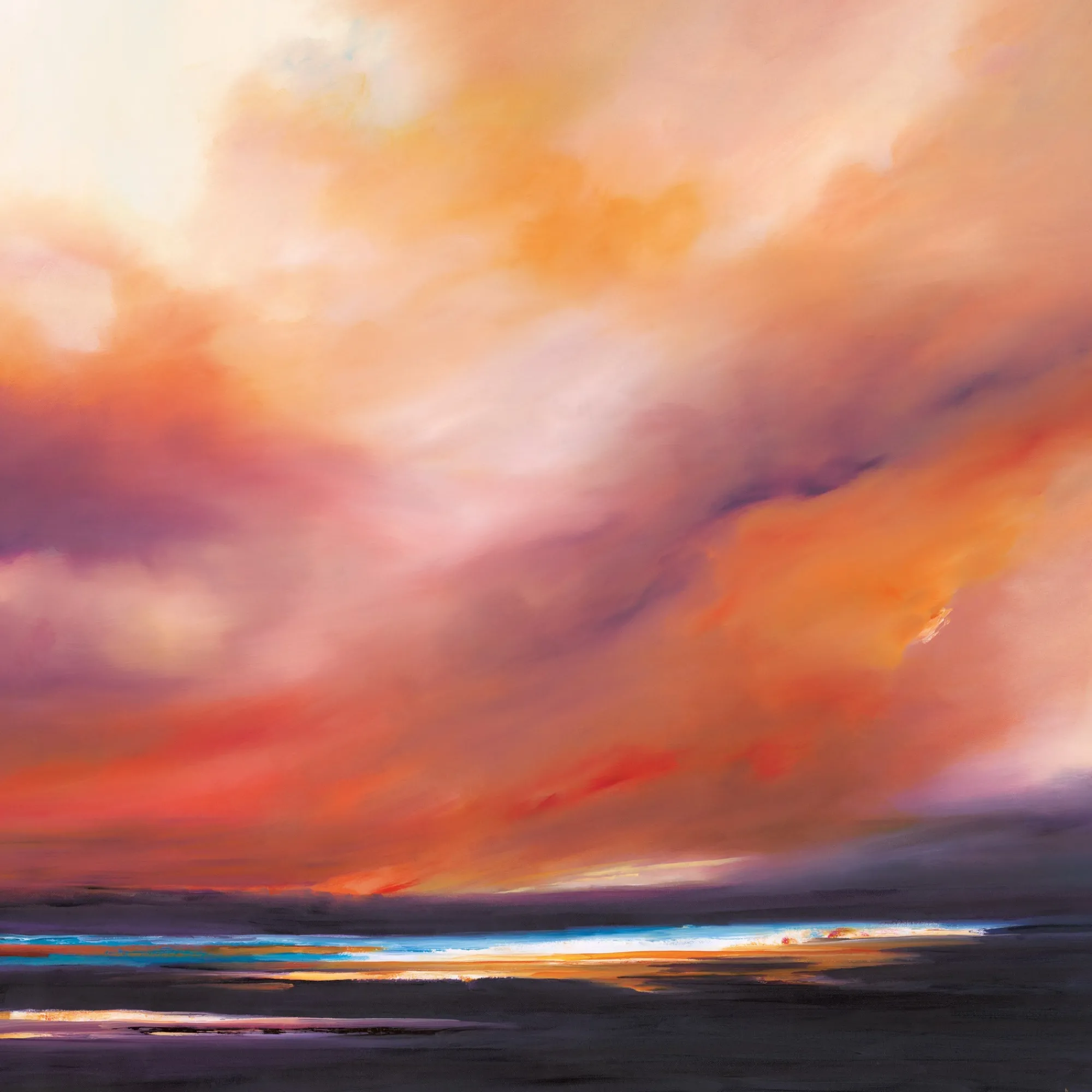 Unframed Prints*Whistlefish Sunset Fire Art Print
