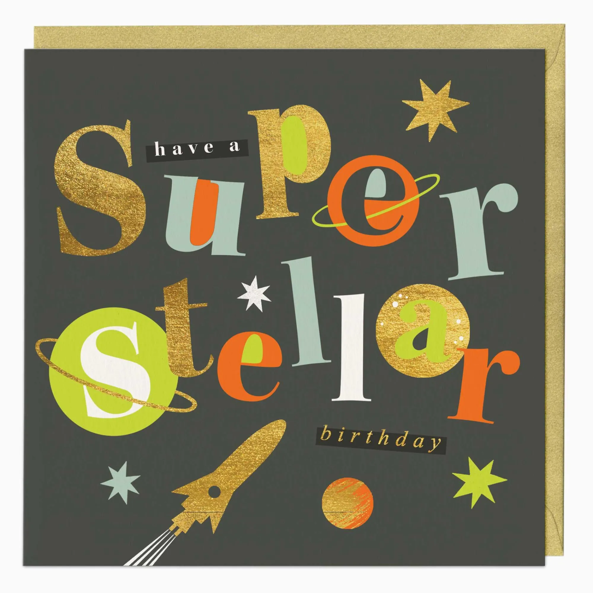 Birthday|For Children*Whistlefish Super Stellar Birthday Card