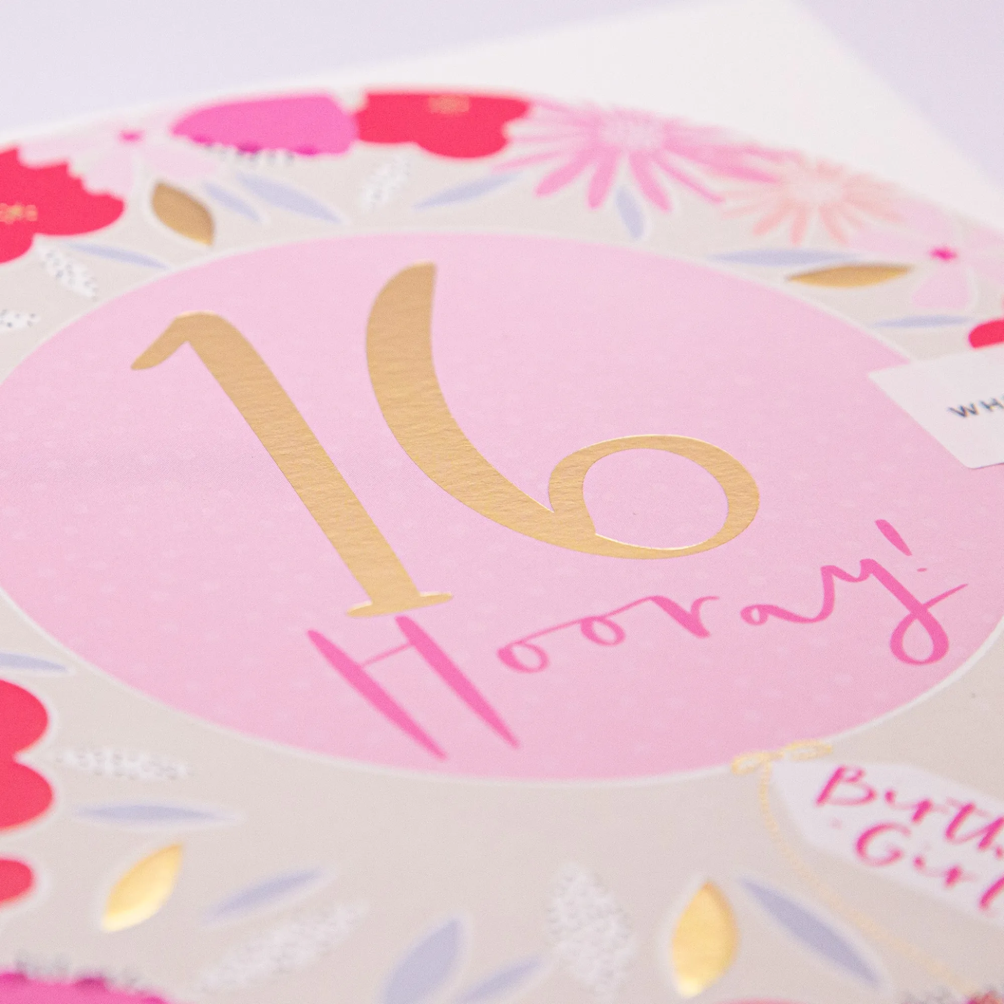 Birthday|By Age*Whistlefish Sweet 16 Today Blooms Arch Card