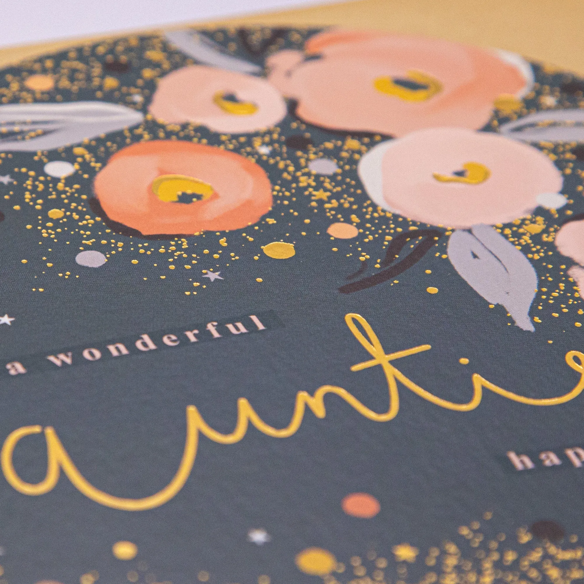 Birthday|For Relatives*Whistlefish Sweet Florals Auntie Birthday Arch Card