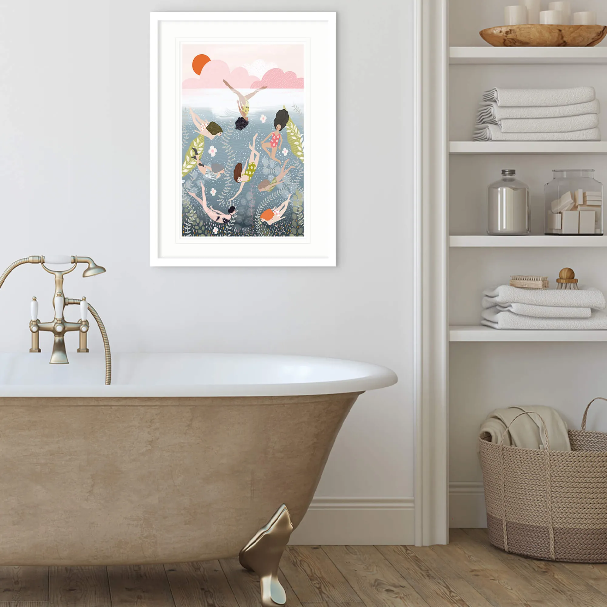 Framed Prints*Whistlefish Swim Free Framed Print