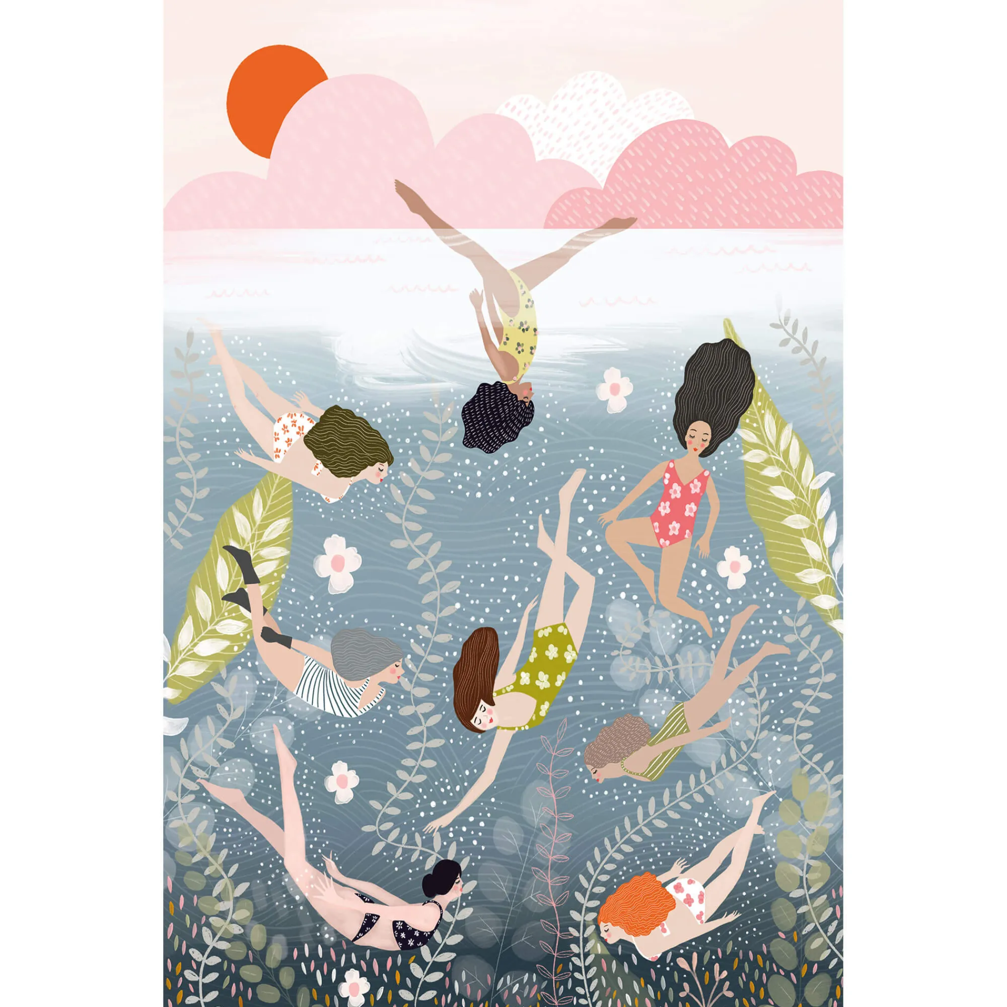 Unframed Prints*Whistlefish Swim Free Small Art Print