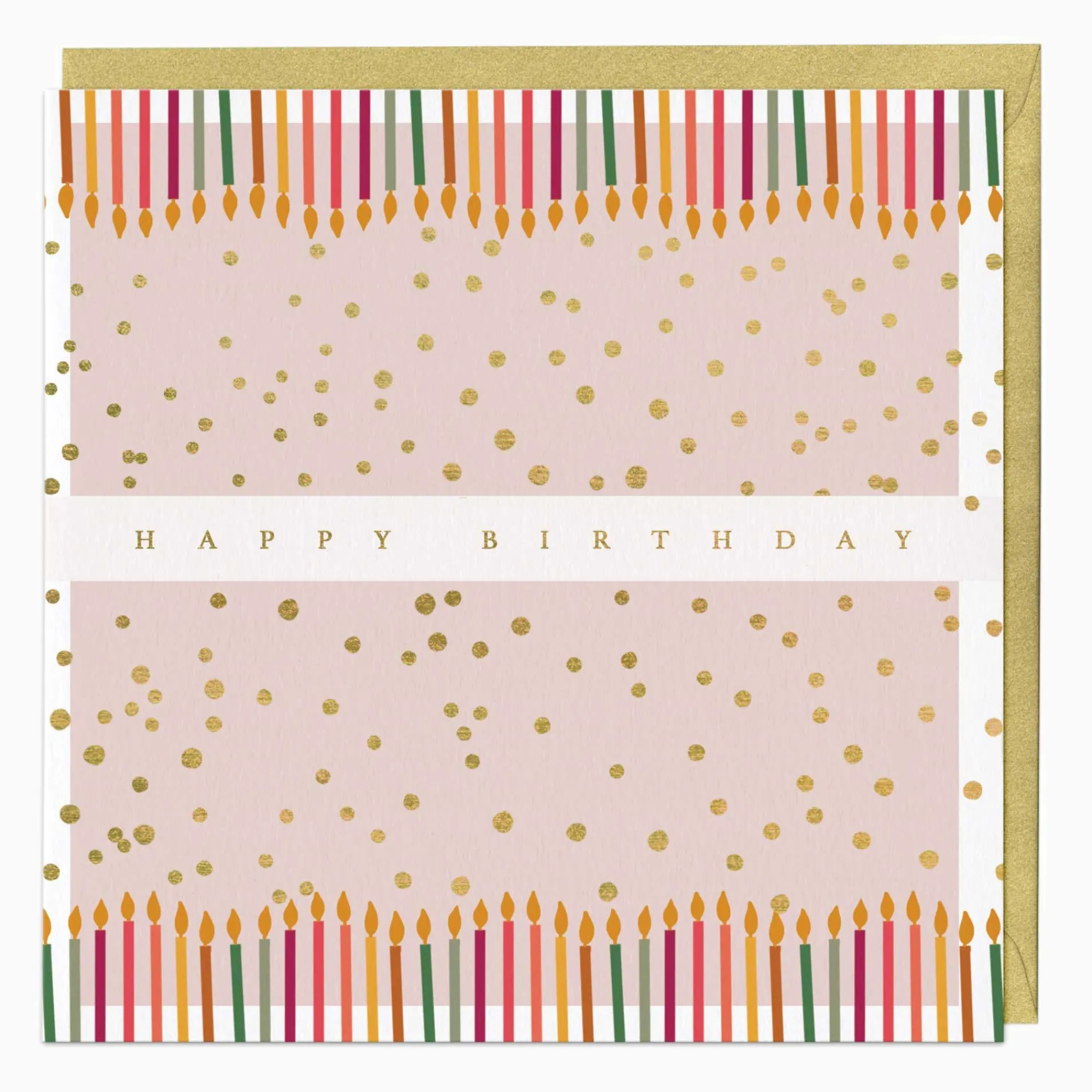 Birthday*Whistlefish Symmetrical Candles Birthday Card