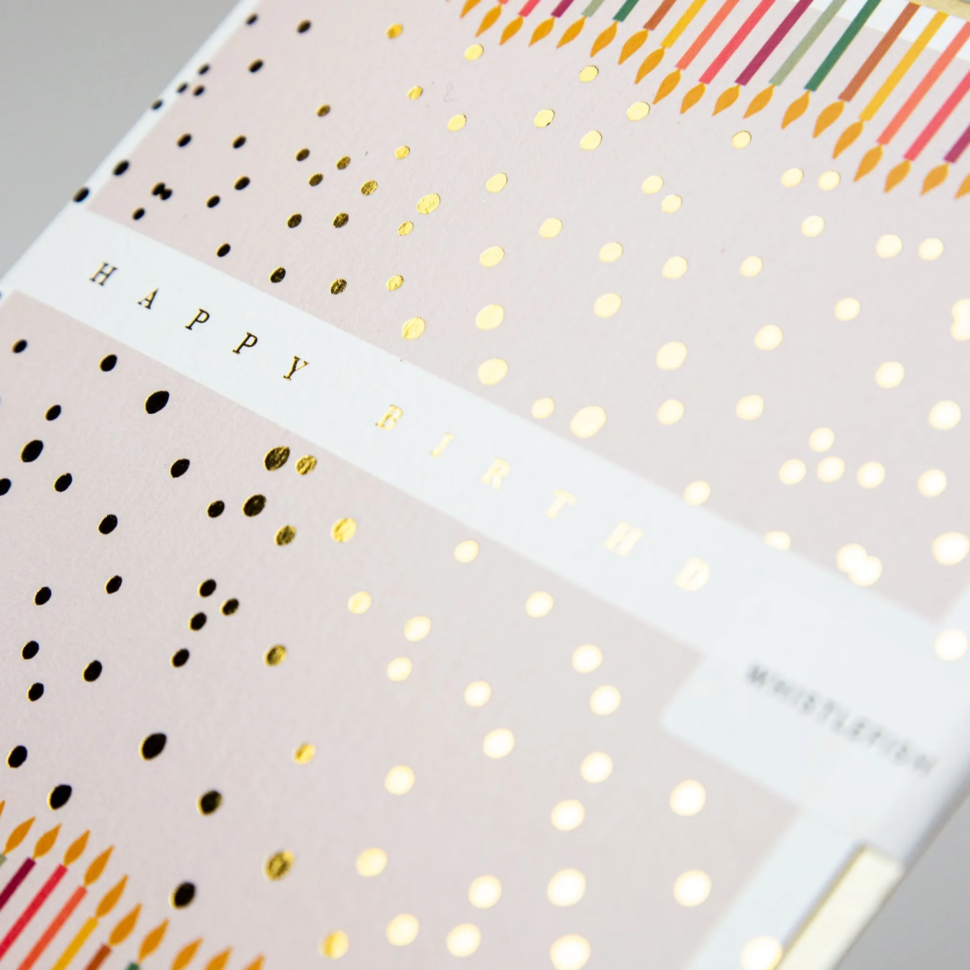Birthday*Whistlefish Symmetrical Candles Birthday Card