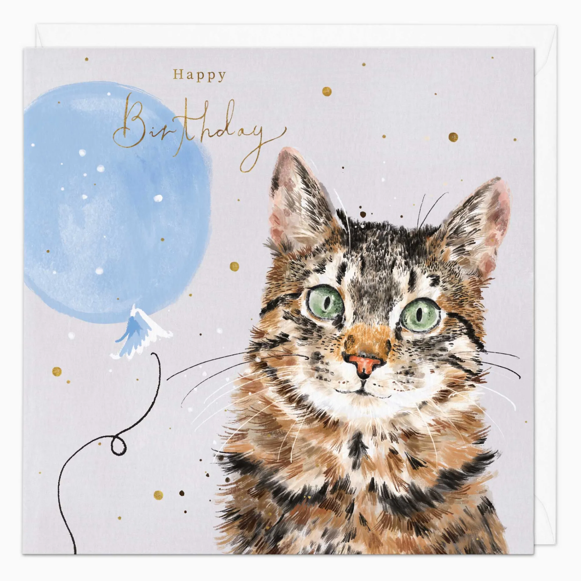 Birthday|For Children*Whistlefish Tabby Cat Birthday Card