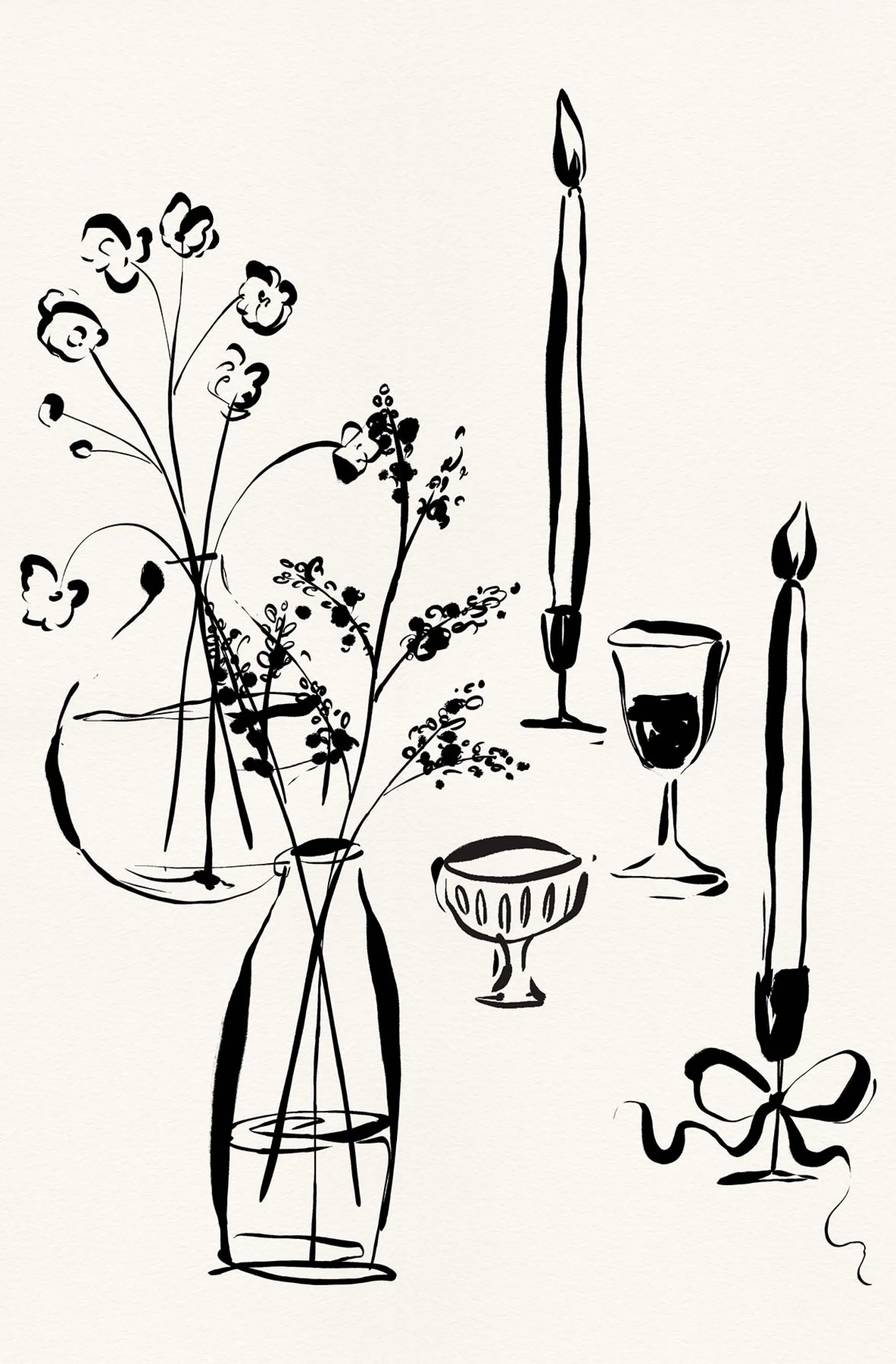 Unframed Prints*Whistlefish Table Setting Art Print