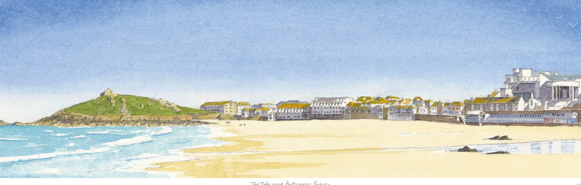 Unframed Prints*Whistlefish Tate And Porthmeor Art Print
